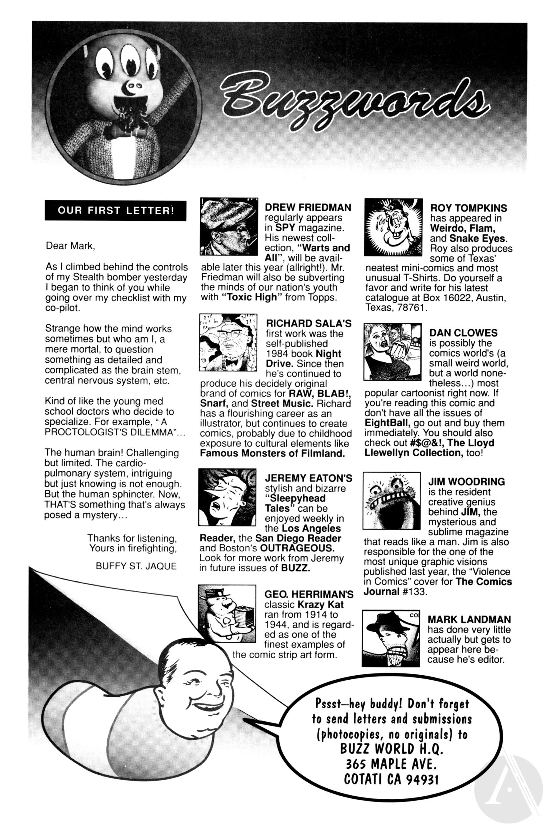 Read online Buzz (1990) comic -  Issue #1 - 4