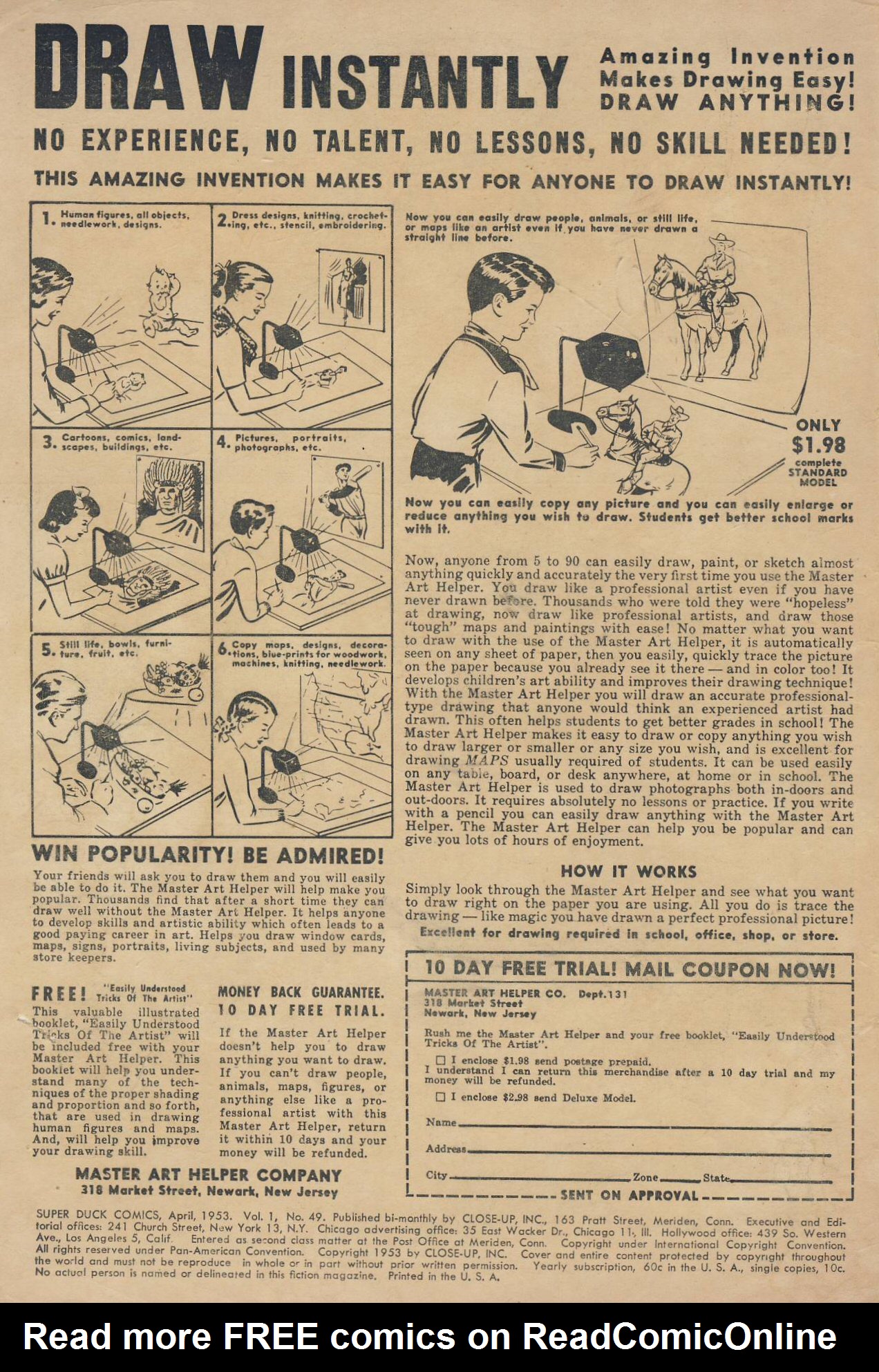 Read online Super Duck Comics comic -  Issue #49 - 2