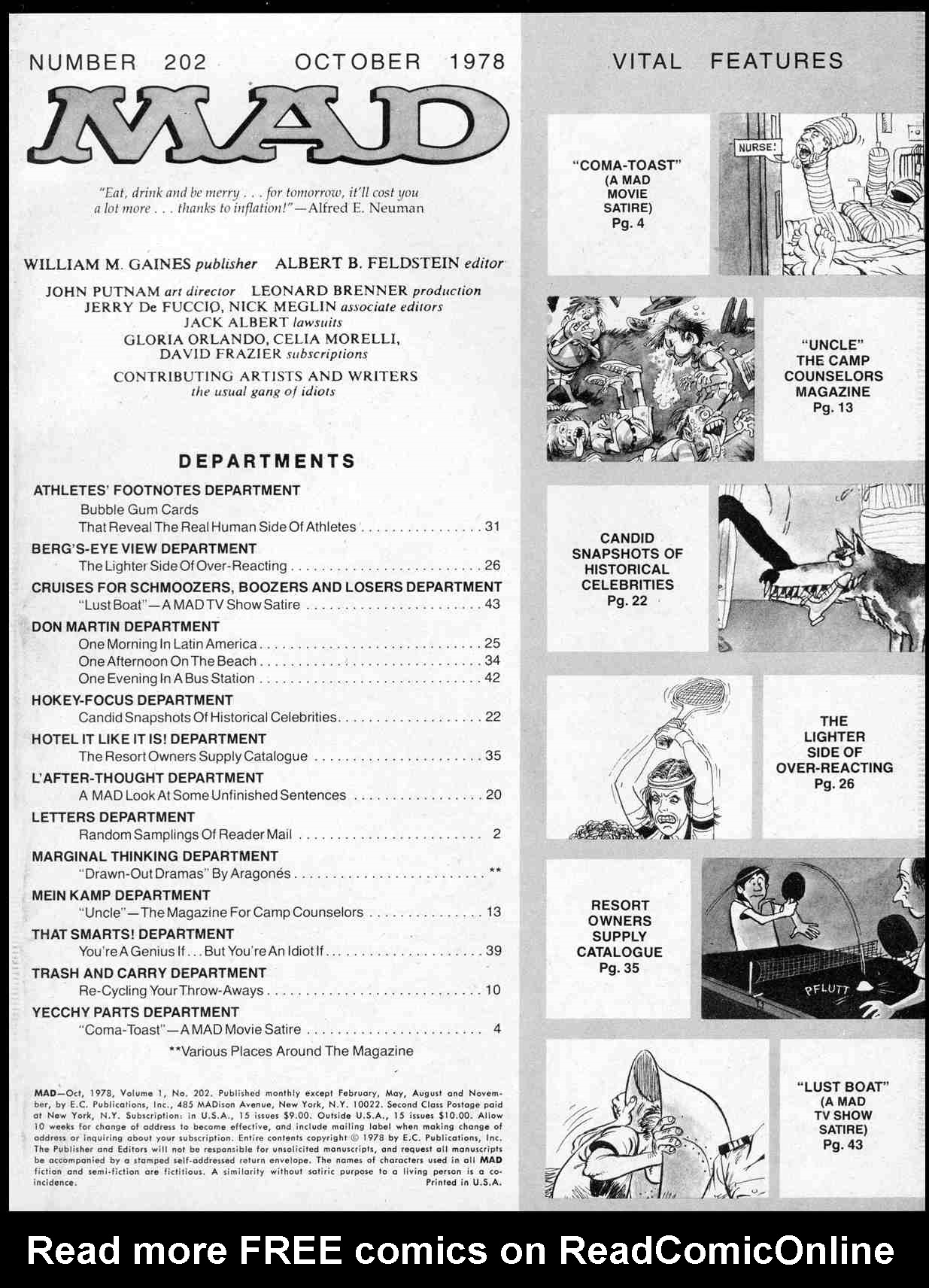 Read online MAD comic -  Issue #202 - 3