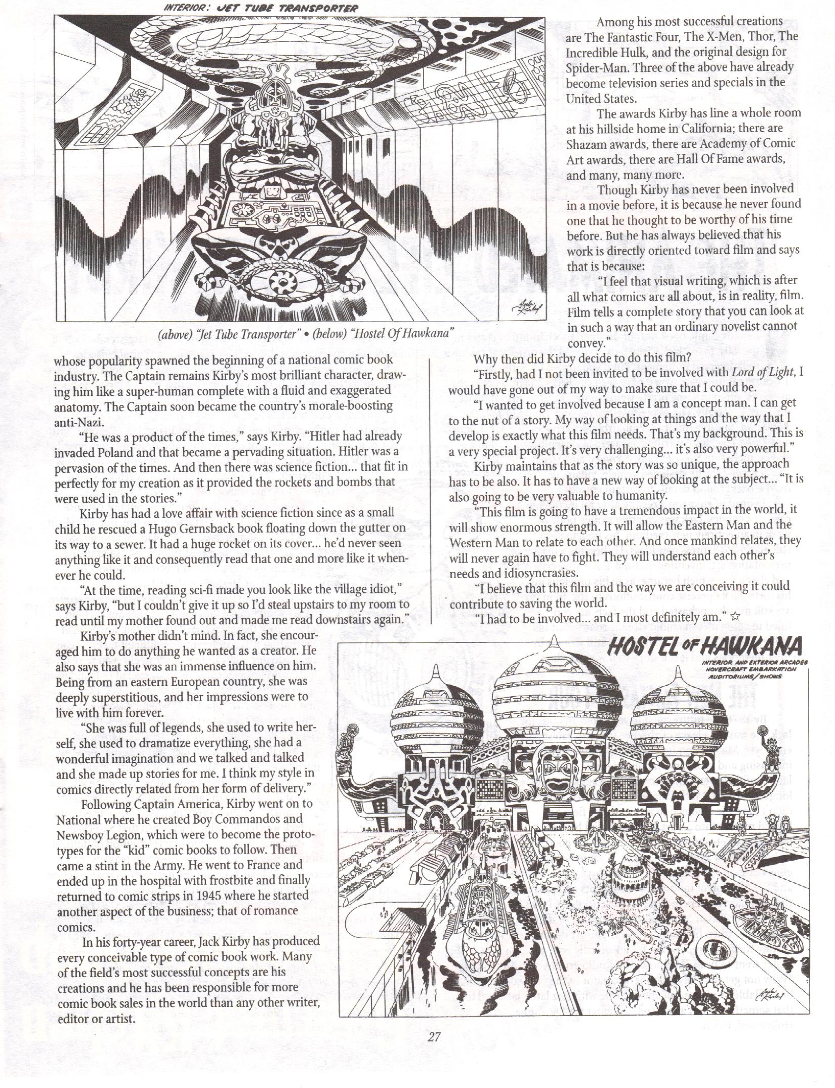 Read online The Jack Kirby Collector comic -  Issue #11 - 27