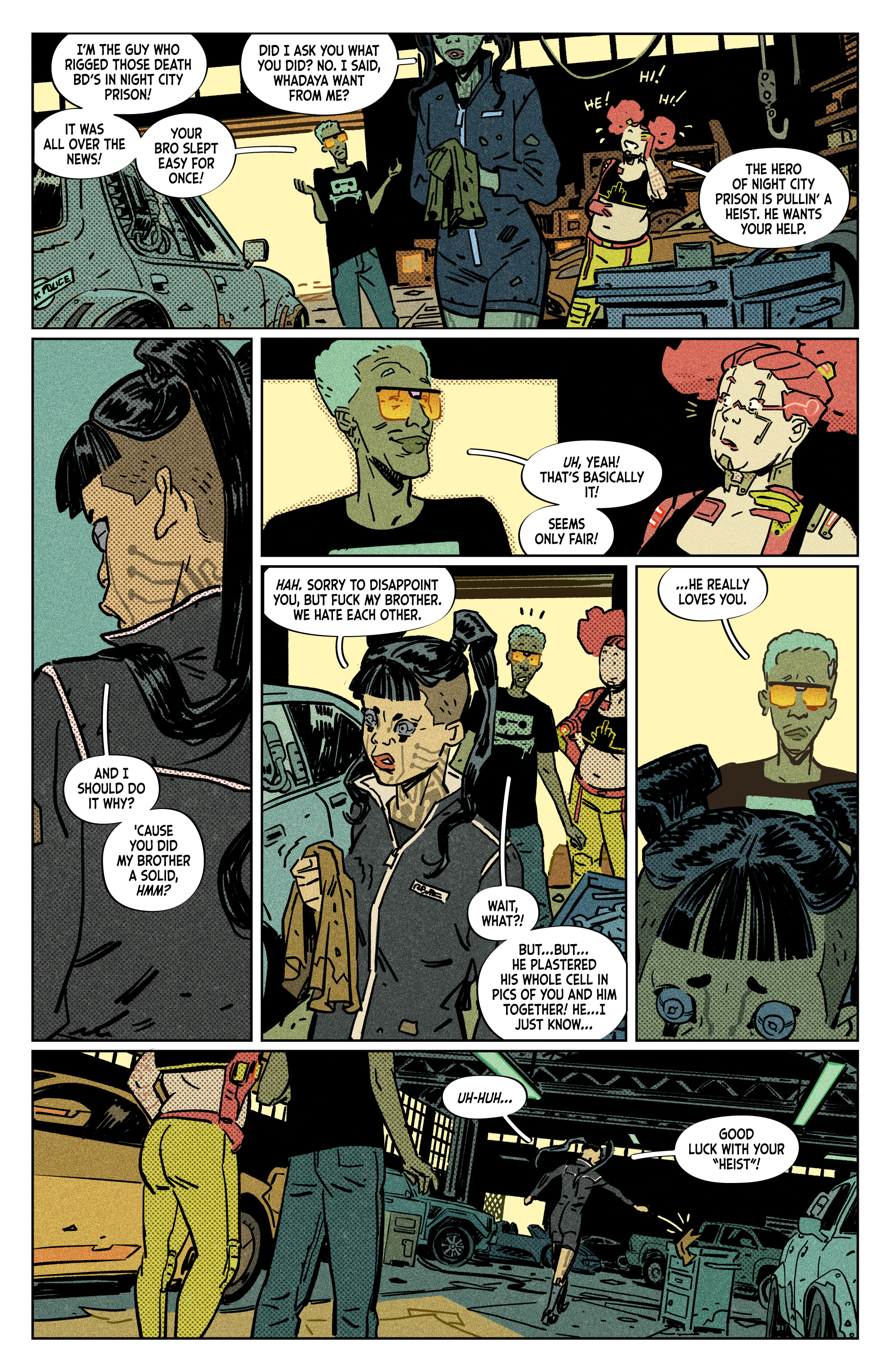 Read online Cyberpunk 2077: Blackout comic -  Issue #2 - 9