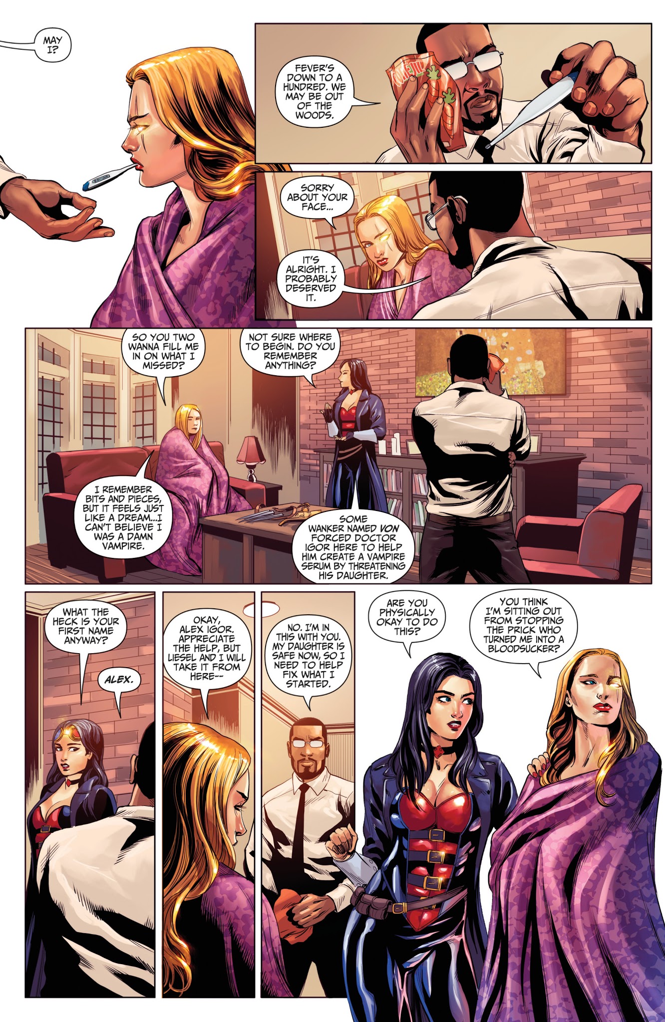 Read online Van Helsing vs. Robyn Hood comic -  Issue #4 - 9