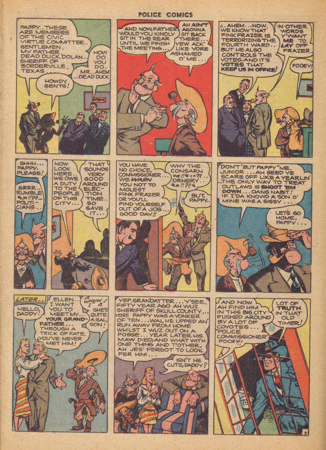 Read online Police Comics comic -  Issue #36 - 32