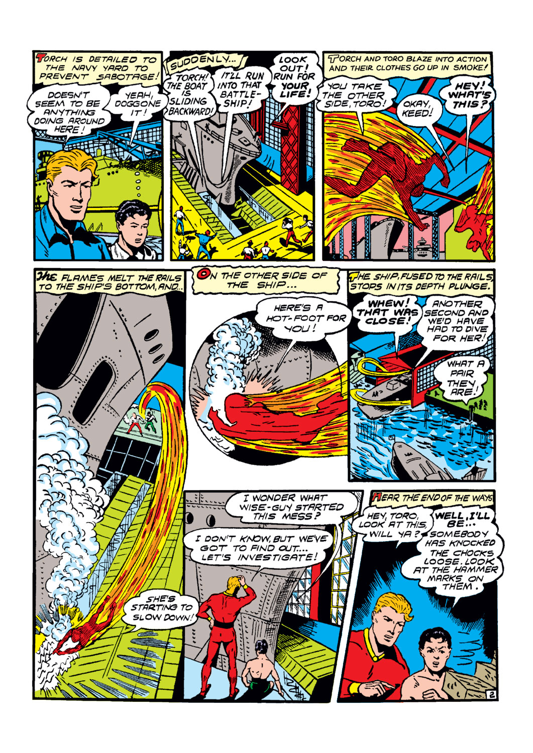Read online The Human Torch (1940) comic -  Issue #7 - 25