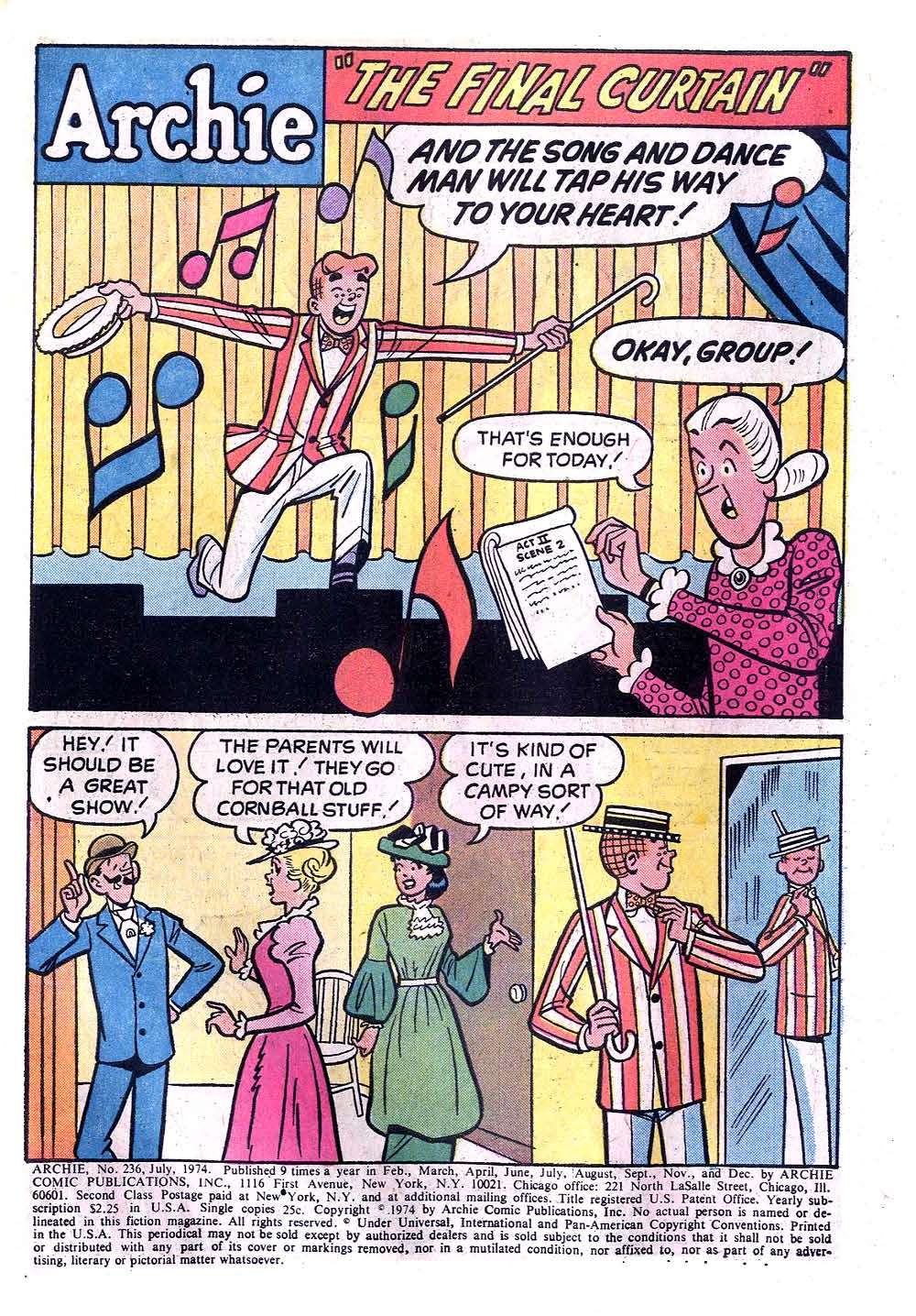 Read online Archie (1960) comic -  Issue #236 - 3