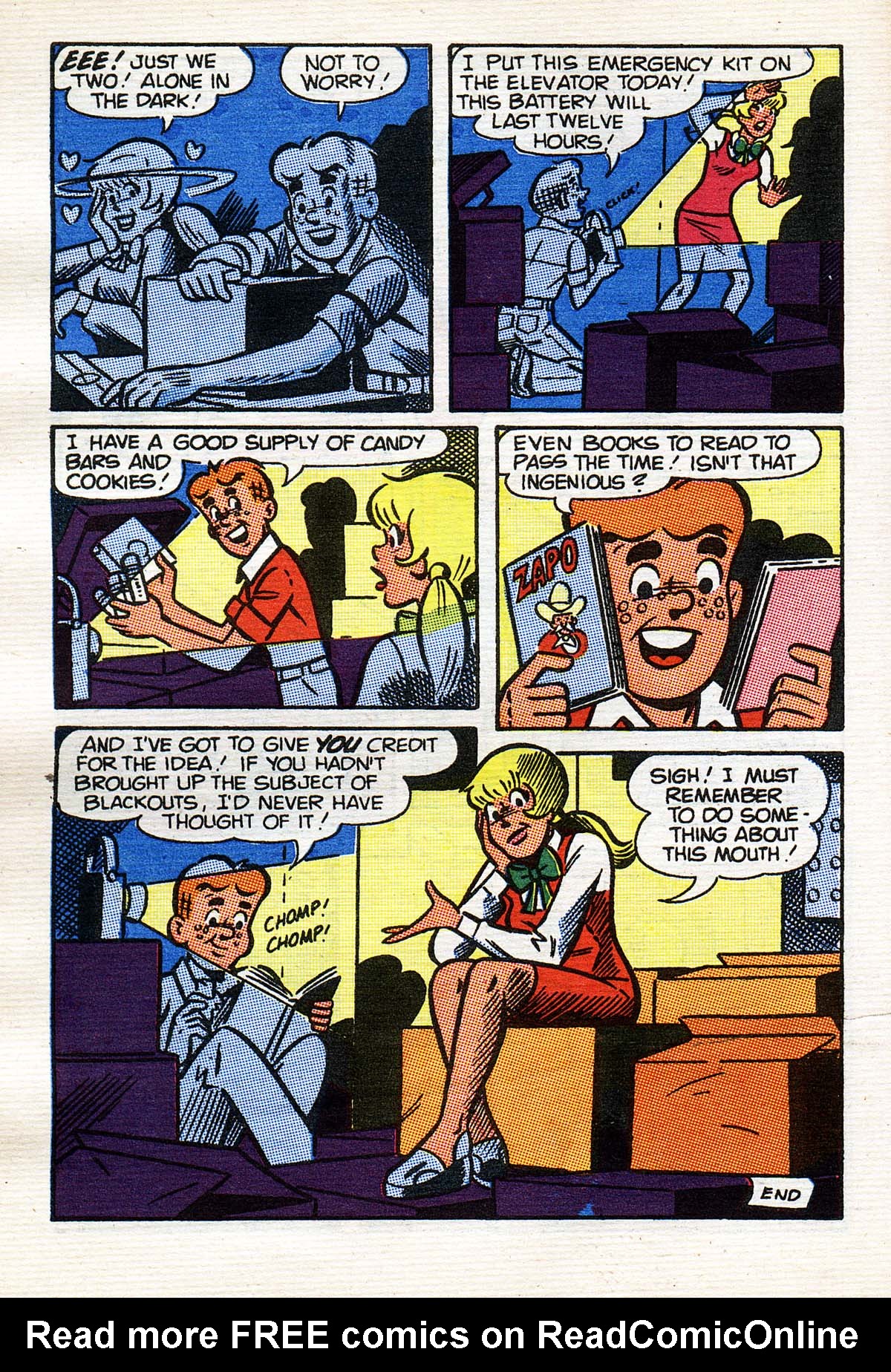 Read online Betty and Veronica Digest Magazine comic -  Issue #42 - 61