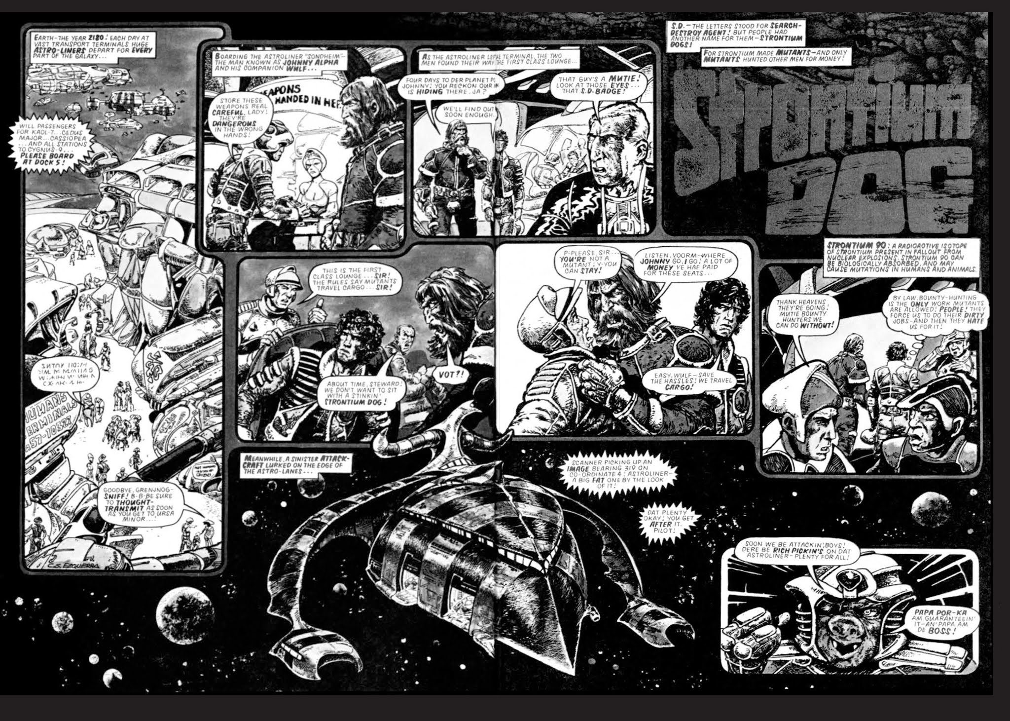 Read online Strontium Dog: Search/Destroy Agency Files comic -  Issue # TPB 1 (Part 1) - 17