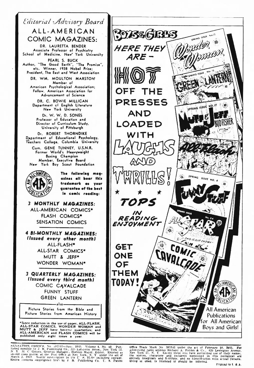 Read online Sensation (Mystery) Comics comic -  Issue #42 - 2