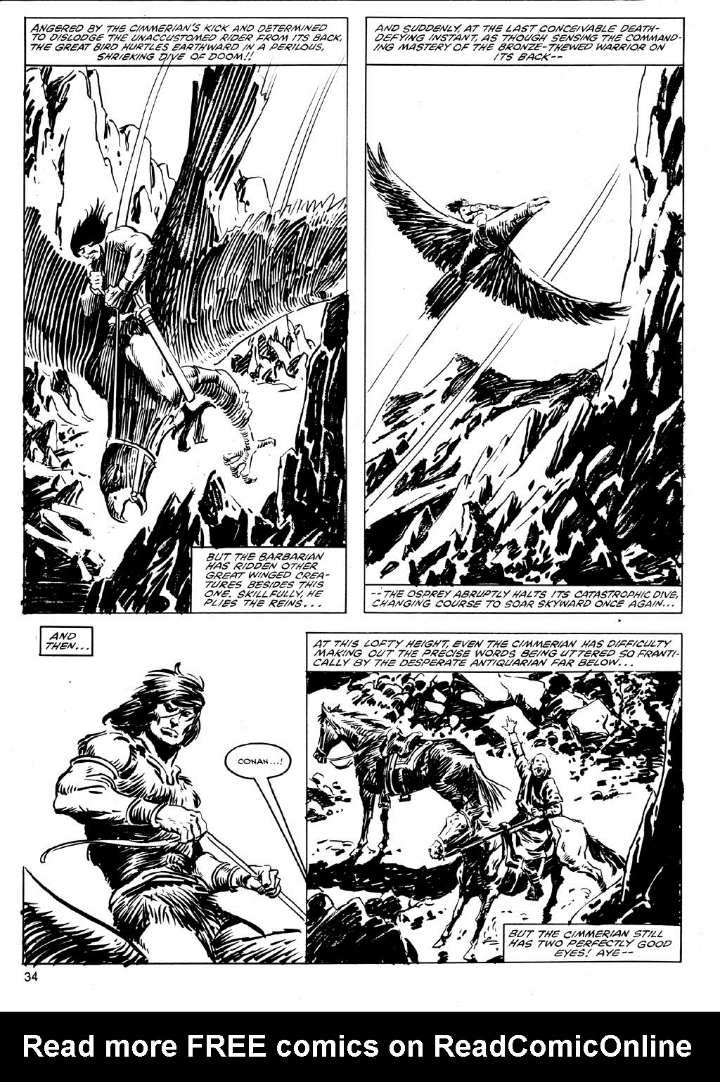Read online The Savage Sword Of Conan comic -  Issue #92 - 33