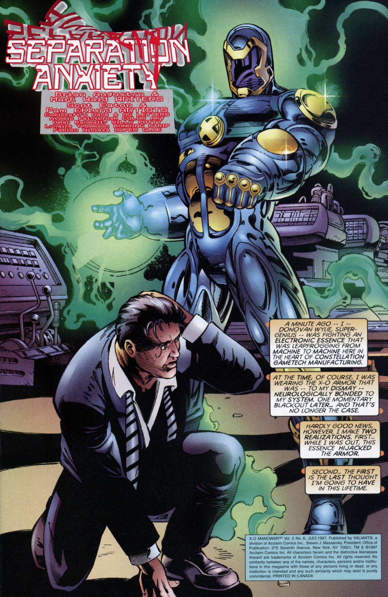 Read online X-O Manowar (1996) comic -  Issue #6 - 2