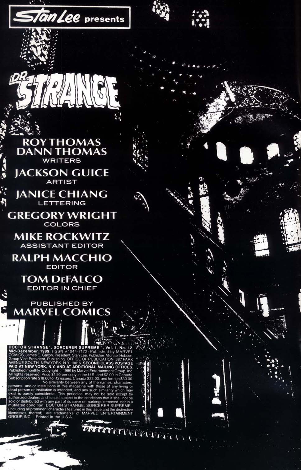 Read online Doctor Strange: Sorcerer Supreme comic -  Issue #12 - 2