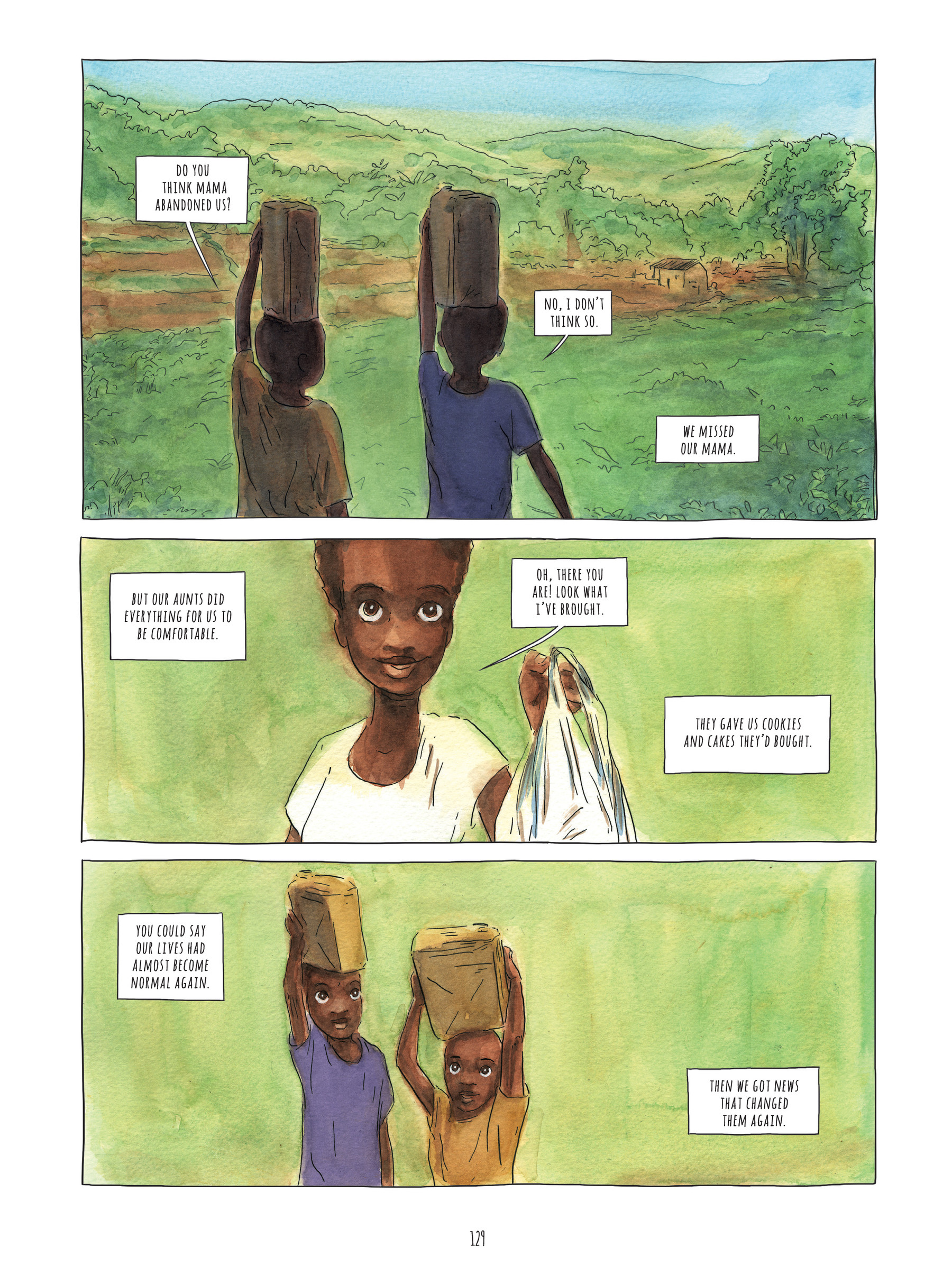 Read online Alice on the Run: One Child's Journey Through the Rwandan Civil War comic -  Issue # TPB - 128
