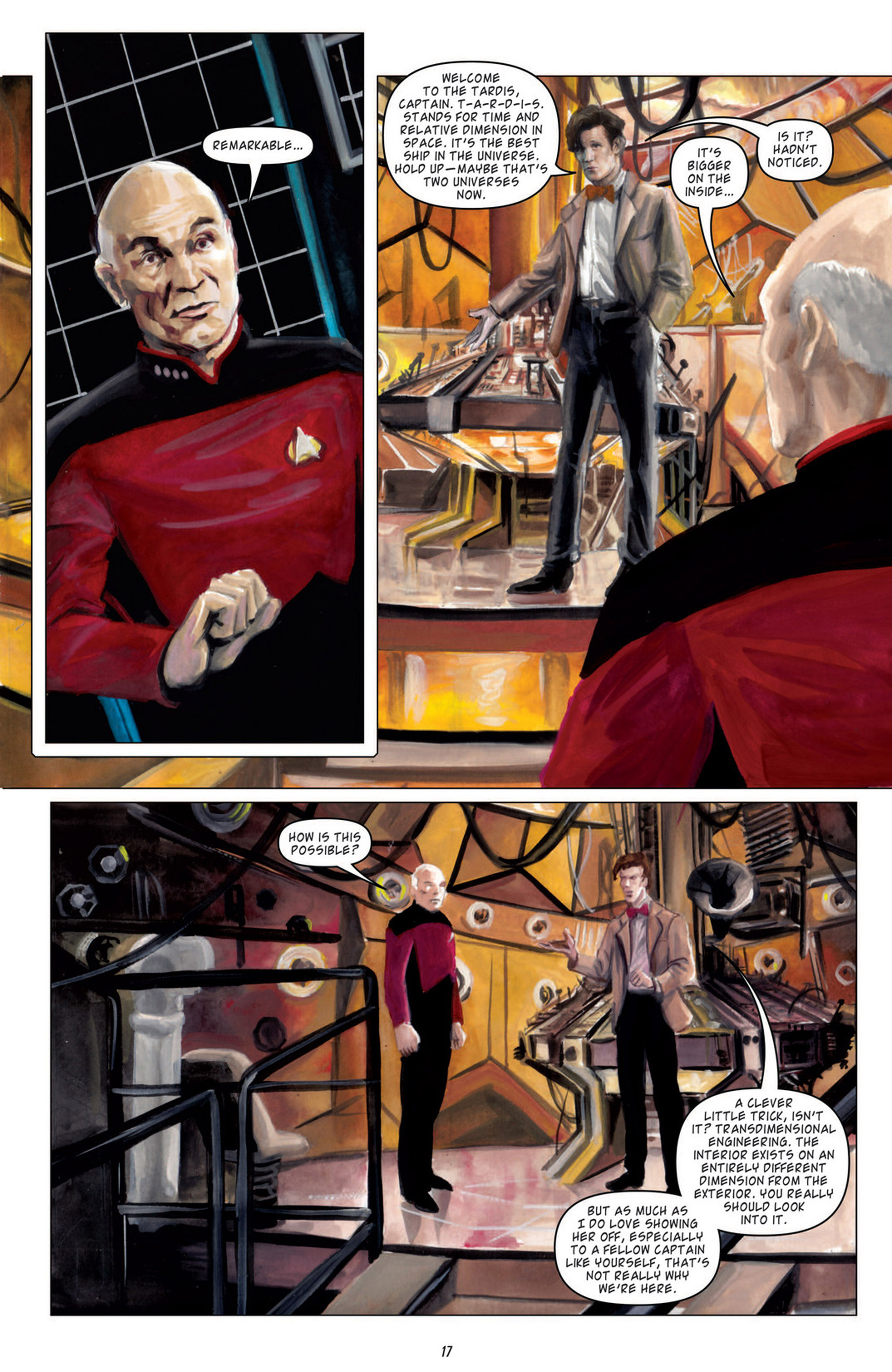 Read online Star Trek: The Next Generation/Doctor Who: Assimilation² comic -  Issue #5 - 20