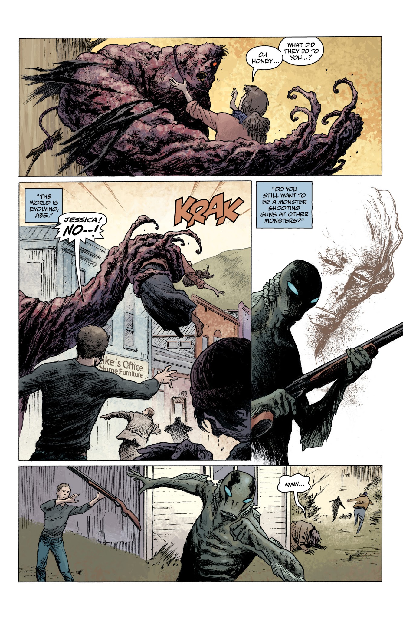 Read online Abe Sapien: Dark and Terrible and The New Race of Man comic -  Issue # TPB - 57