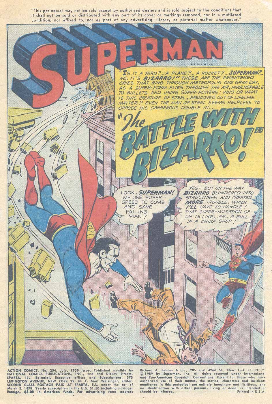Read online Action Comics (1938) comic -  Issue #254 - 3