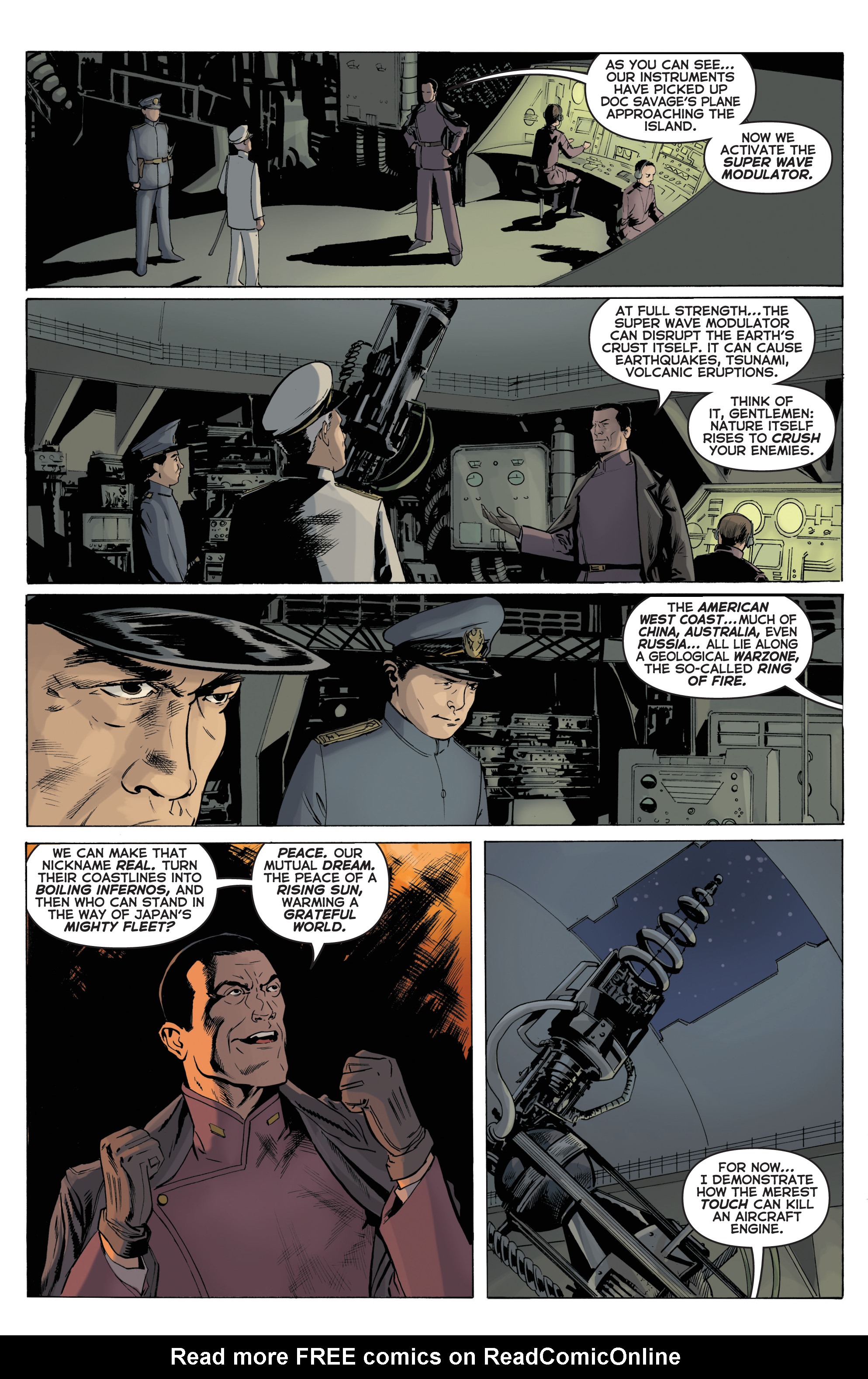 Read online Doc Savage: Ring Of Fire comic -  Issue #3 - 19