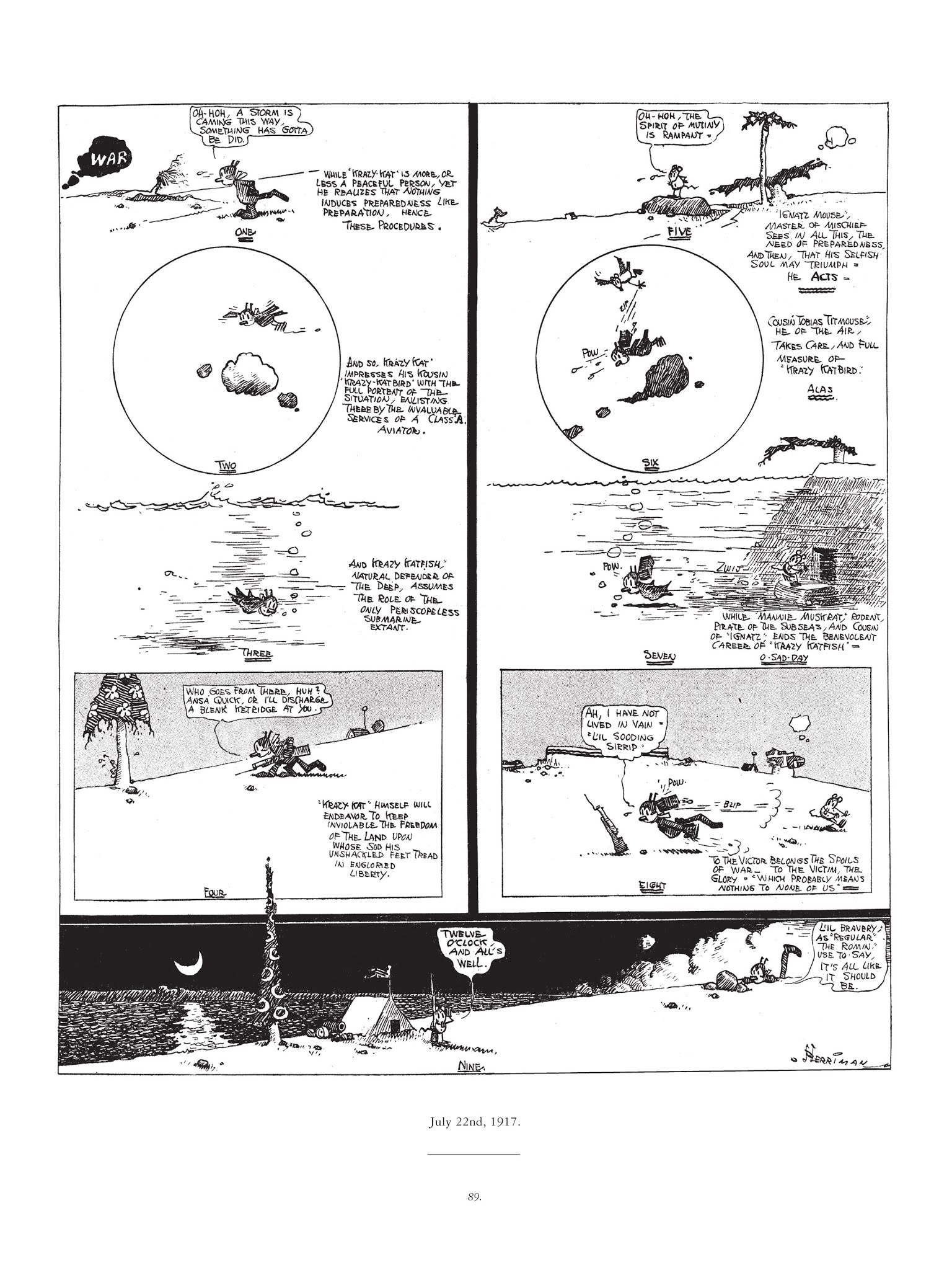 Read online Krazy & Ignatz comic -  Issue # TPB 1 - 89