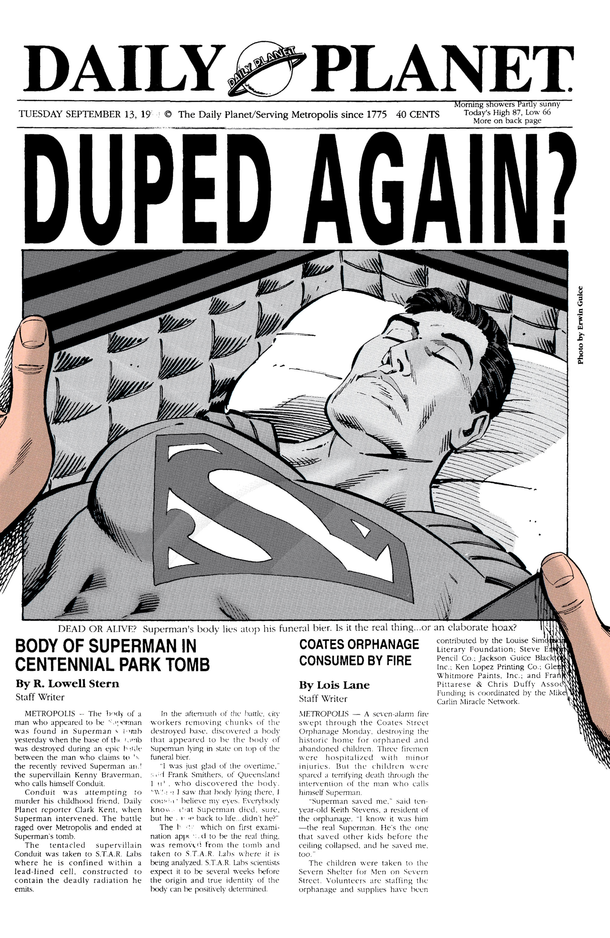 Read online Superman: The Man of Steel (1991) comic -  Issue #38 - 2