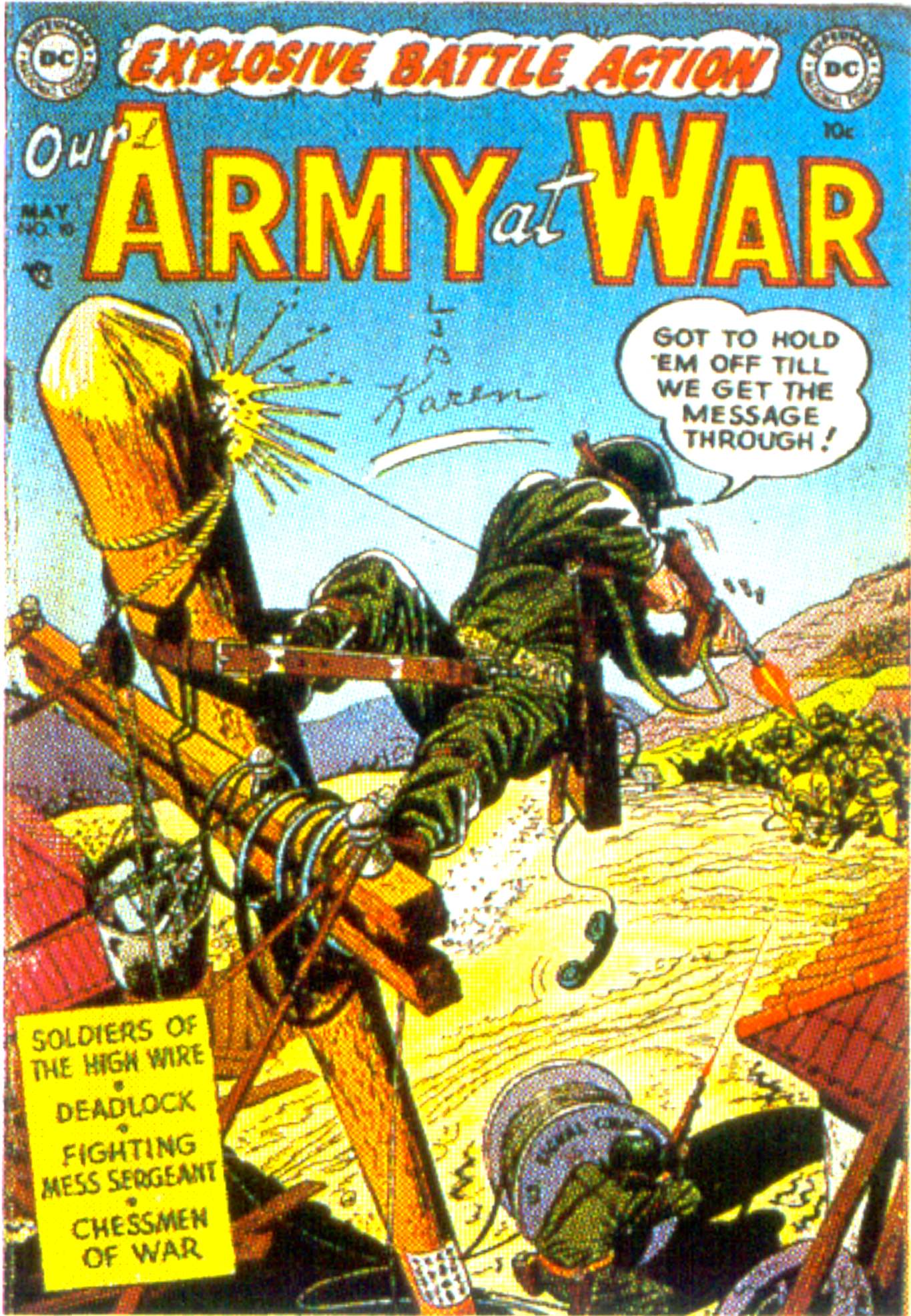 Read online Our Army at War (1952) comic -  Issue #10 - 1