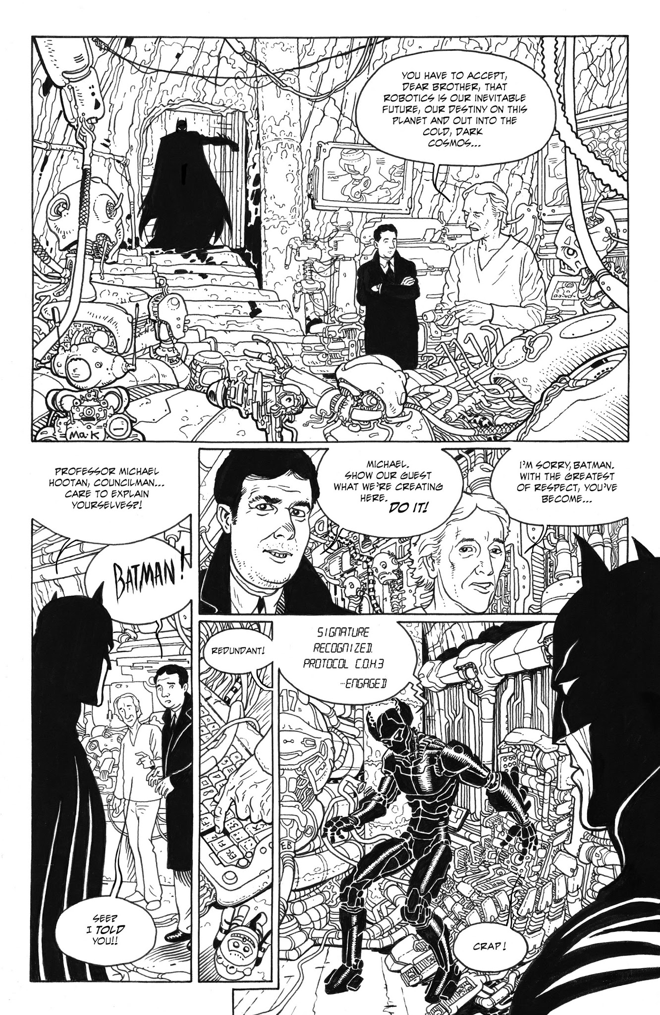 Read online Batman Black and White (2013) comic -  Issue #6 - 26