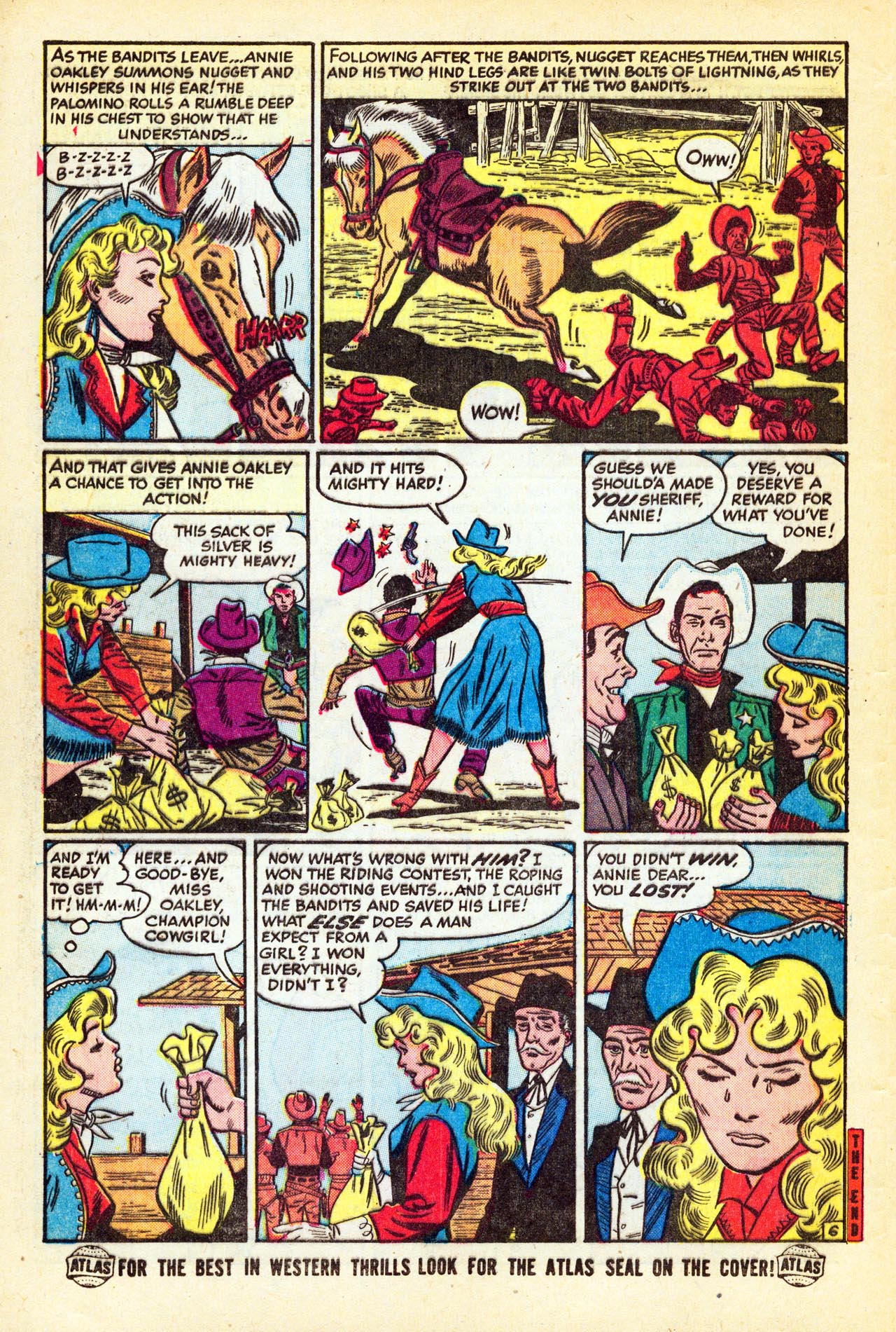 Read online Annie Oakley comic -  Issue #5 - 8