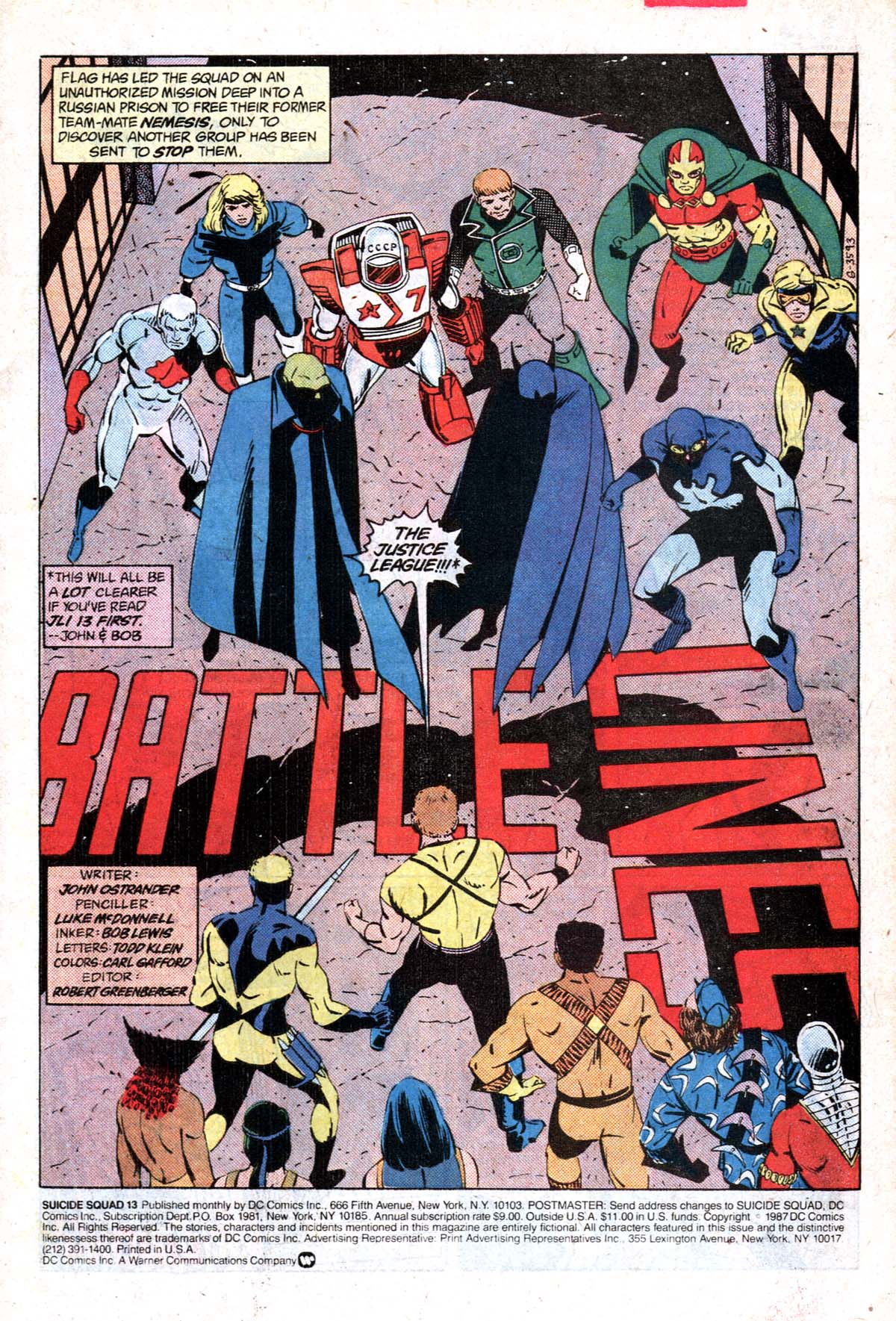Read online Justice League International (1987) comic -  Issue #13b - 2