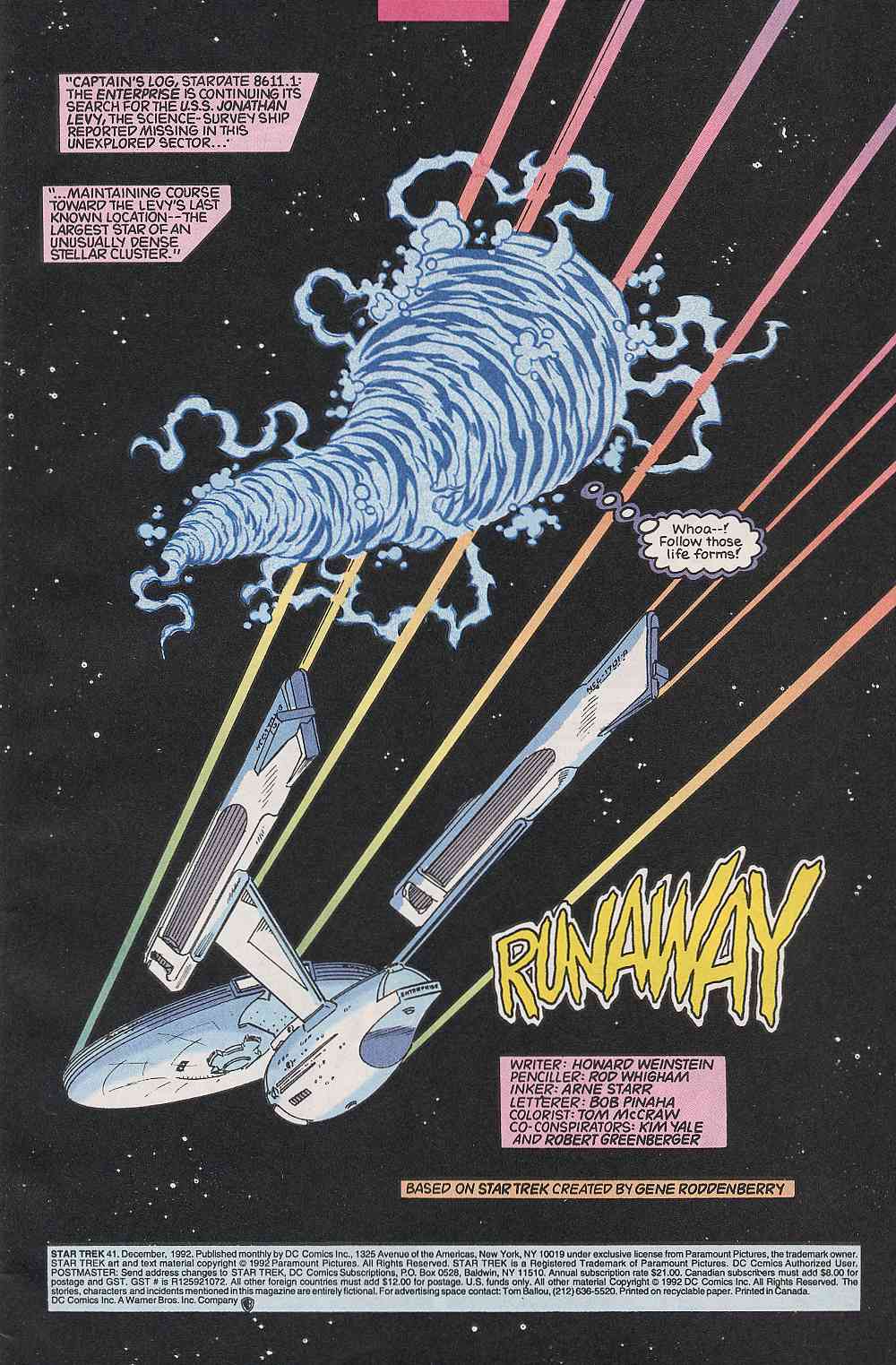 Read online Star Trek (1989) comic -  Issue #41 - 2