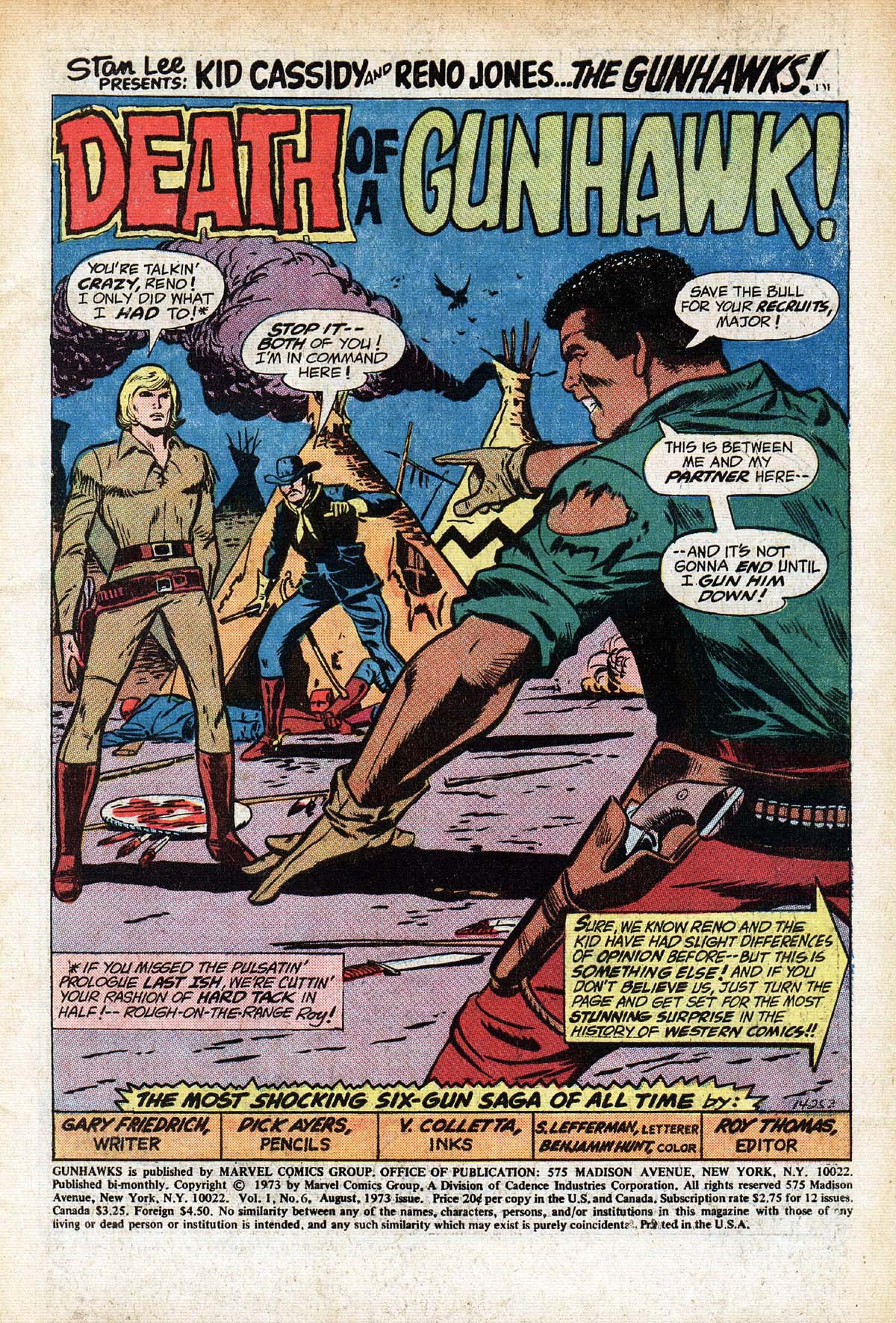 Read online Gunhawks comic -  Issue #6 - 3