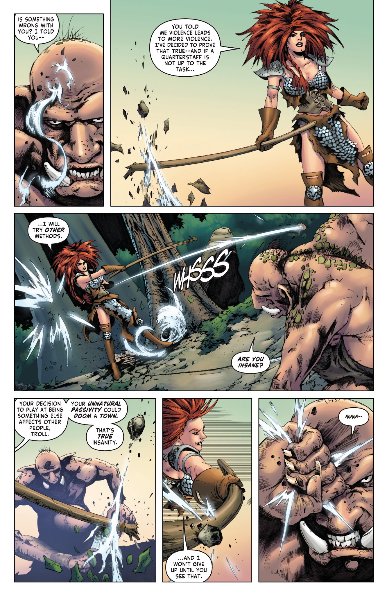 Read online Red Sonja Vol. 4 comic -  Issue #22 - 21