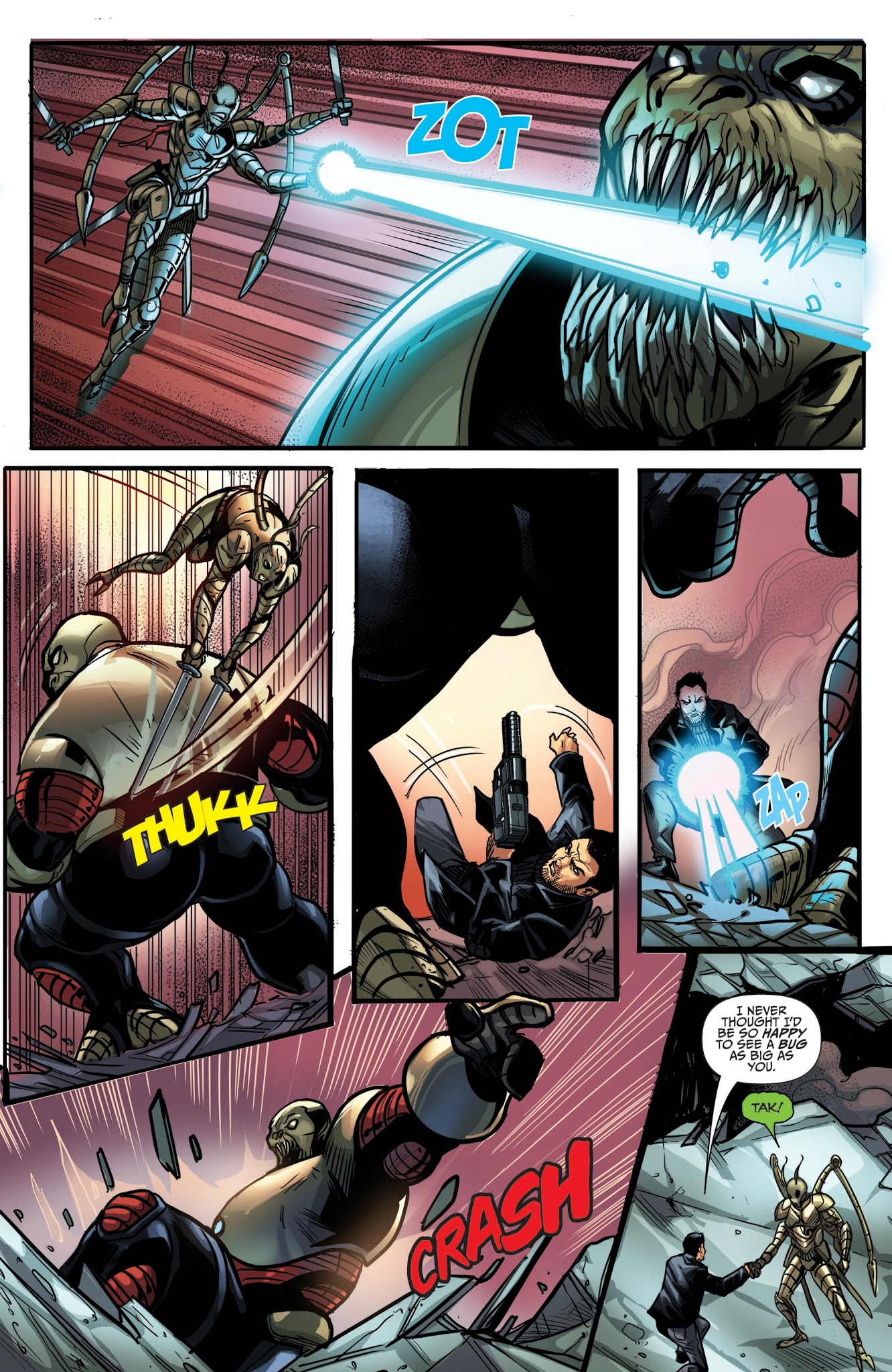 Read online Aliens vs. Zombies comic -  Issue #5 - 17