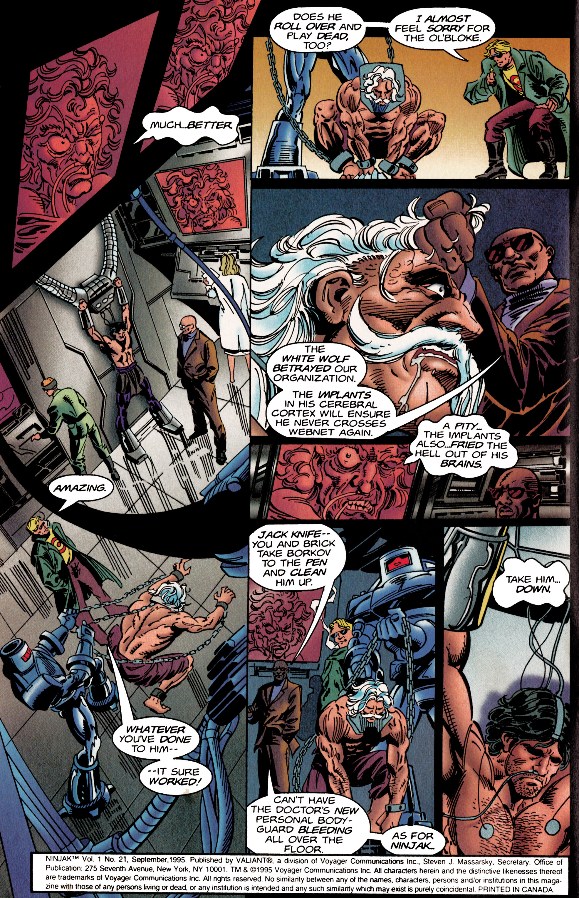 Read online Ninjak (1994) comic -  Issue #21 - 4