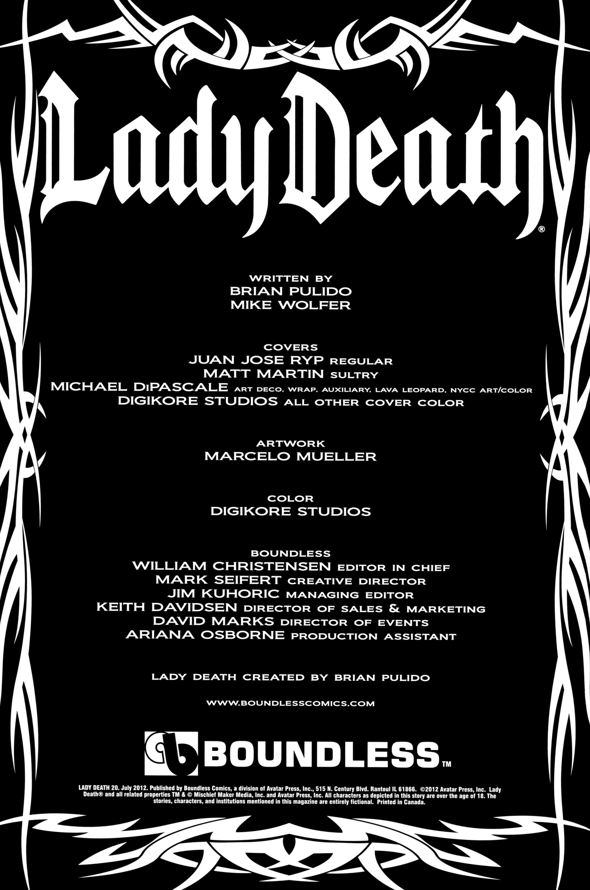 Read online Lady Death (2010) comic -  Issue #20 - 2