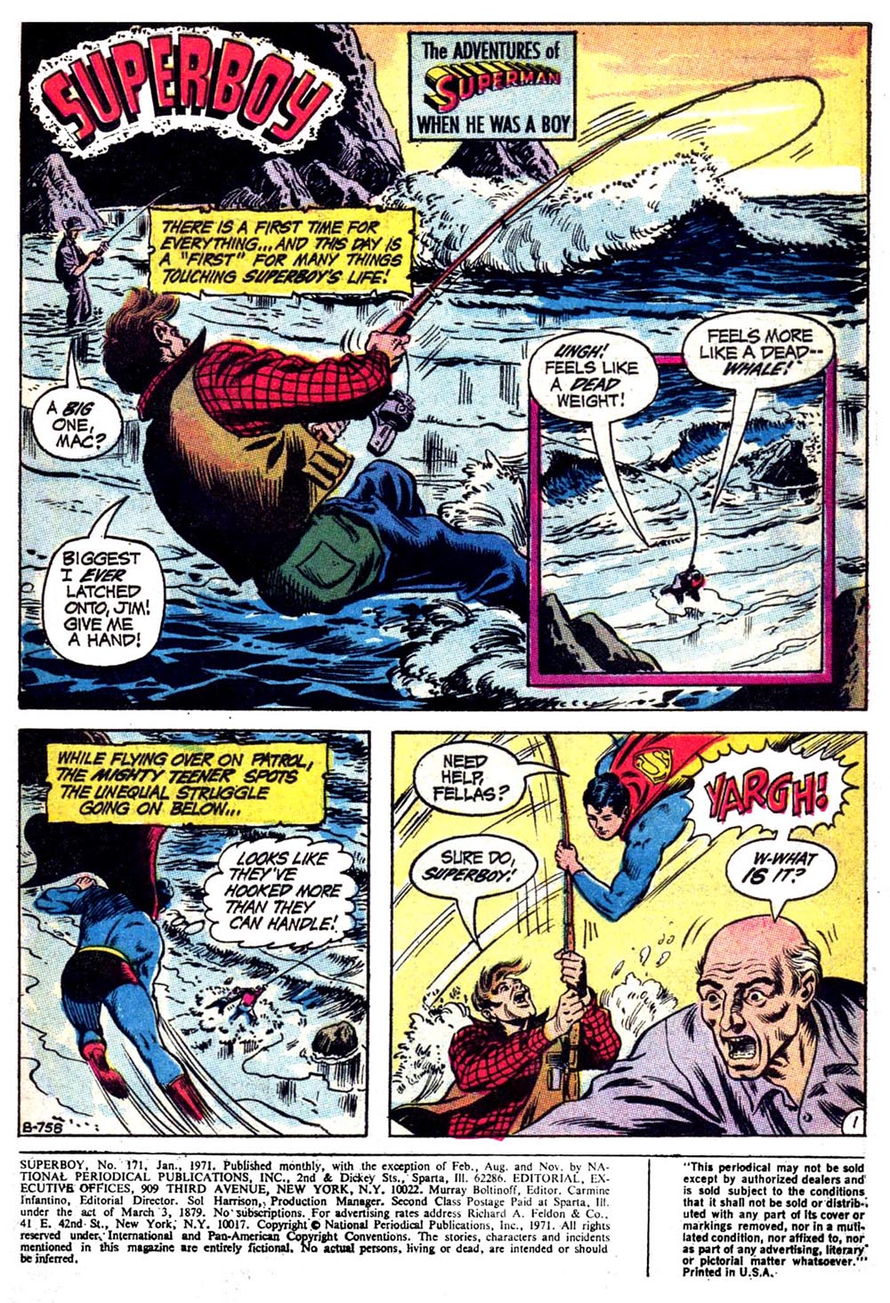Read online Superboy (1949) comic -  Issue #171 - 2