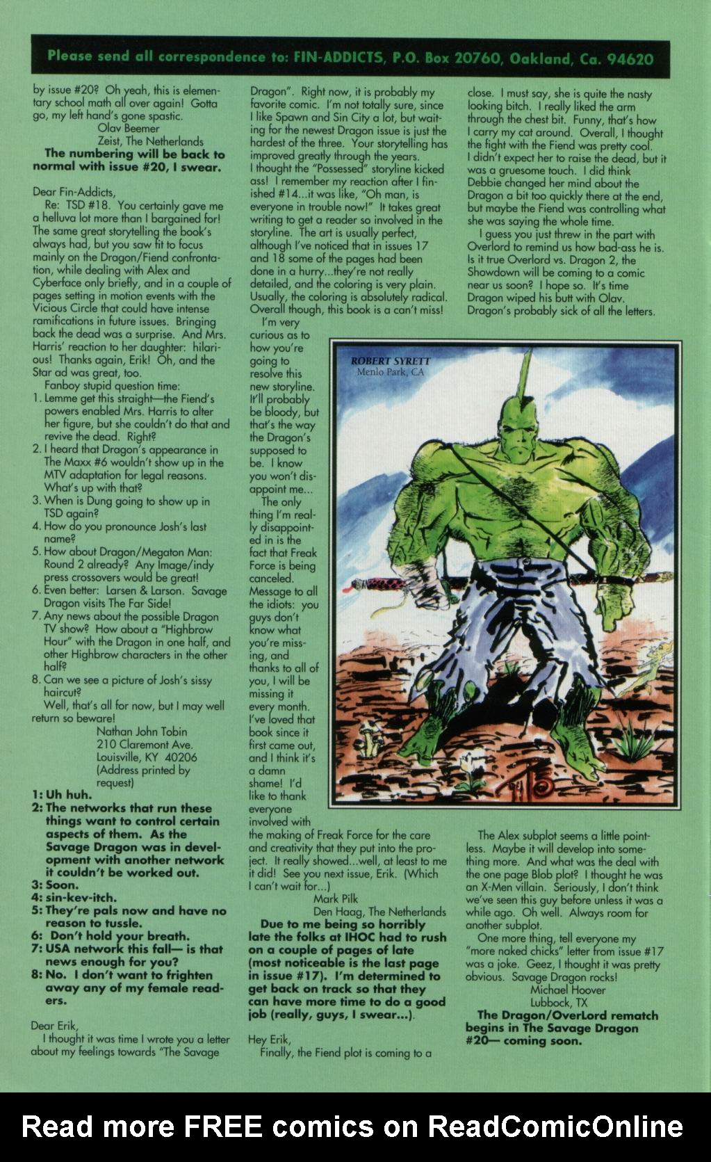 Read online The Savage Dragon (1993) comic -  Issue #19 - 29