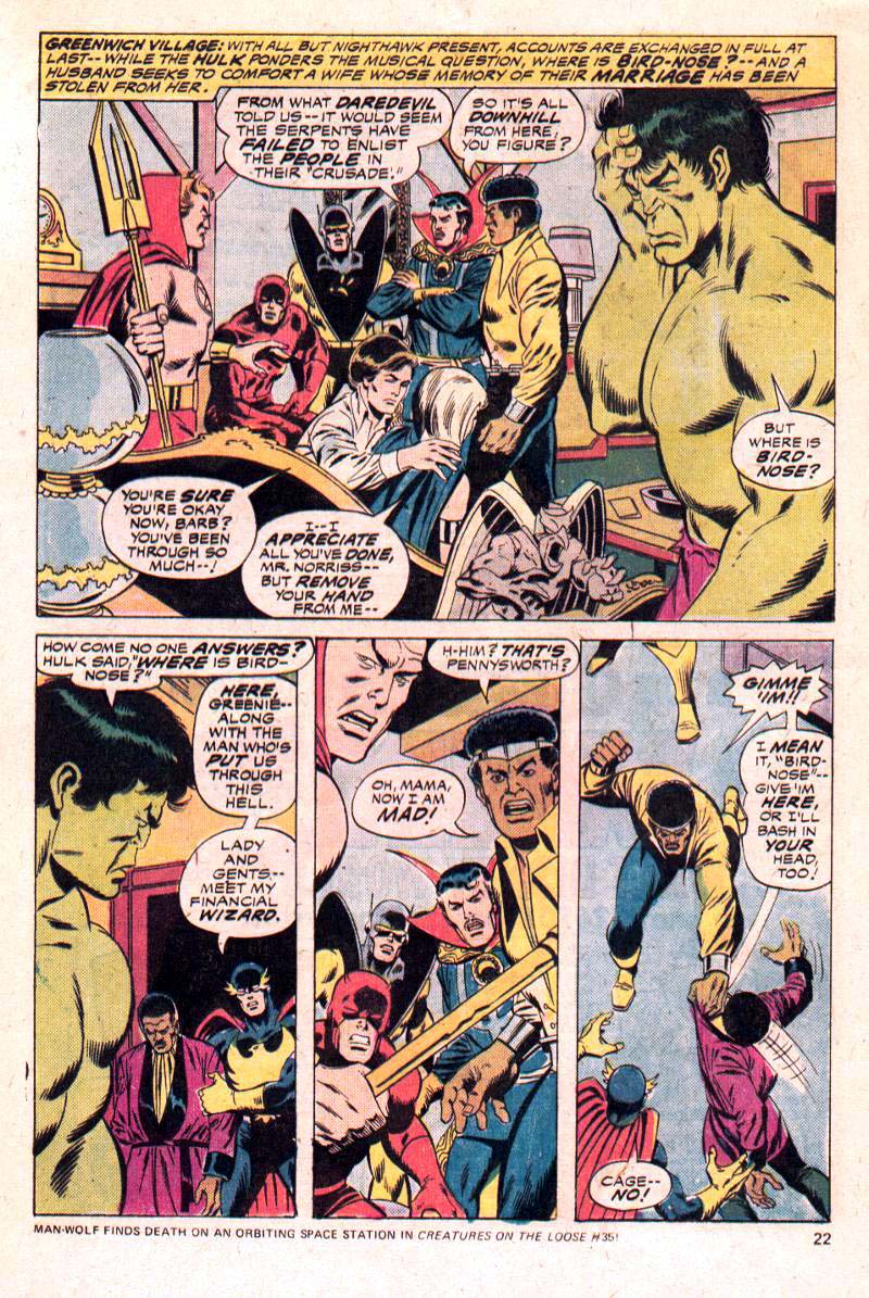 Read online The Defenders (1972) comic -  Issue #25 - 15