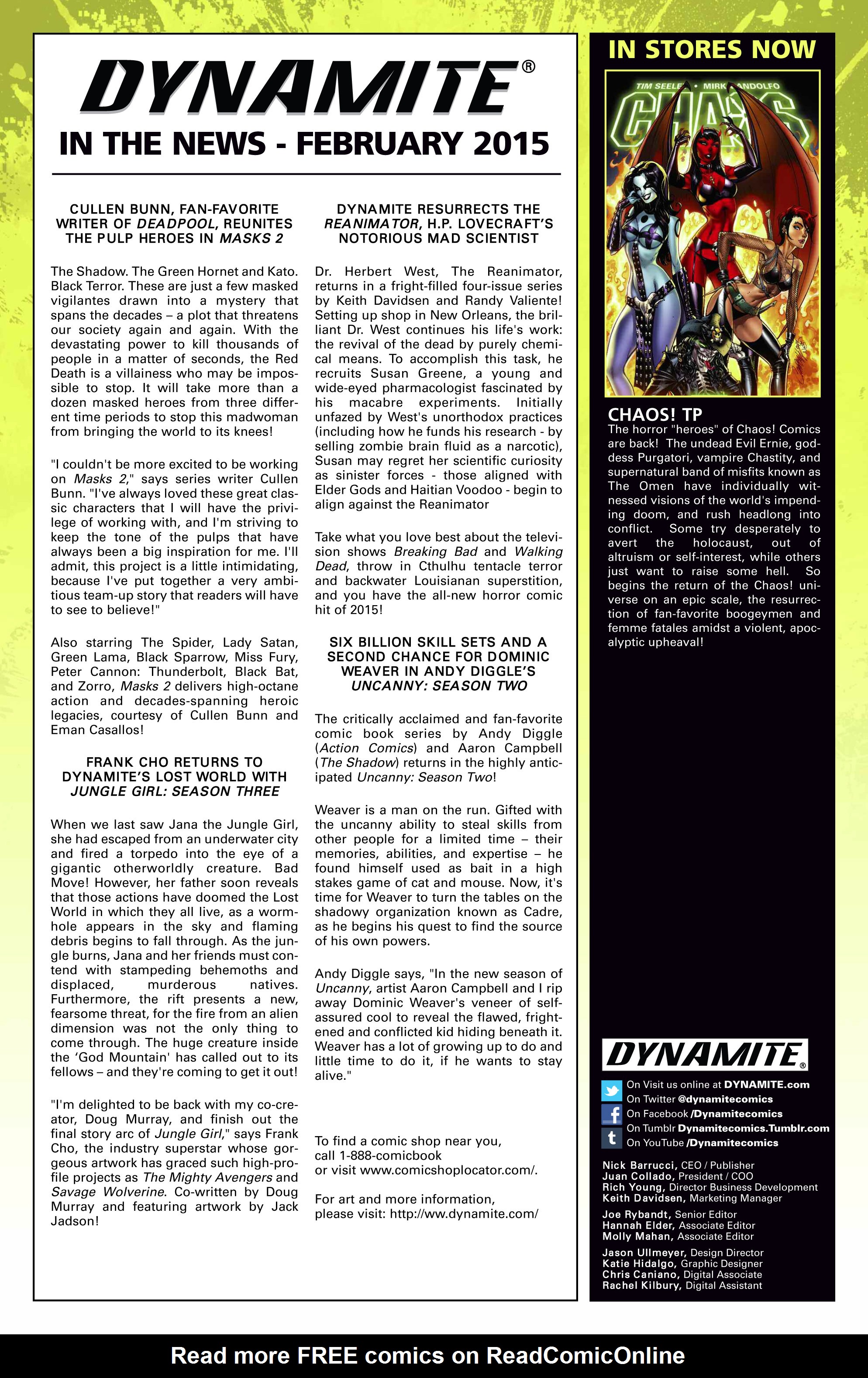 Read online Alice Cooper comic -  Issue #6 - 25