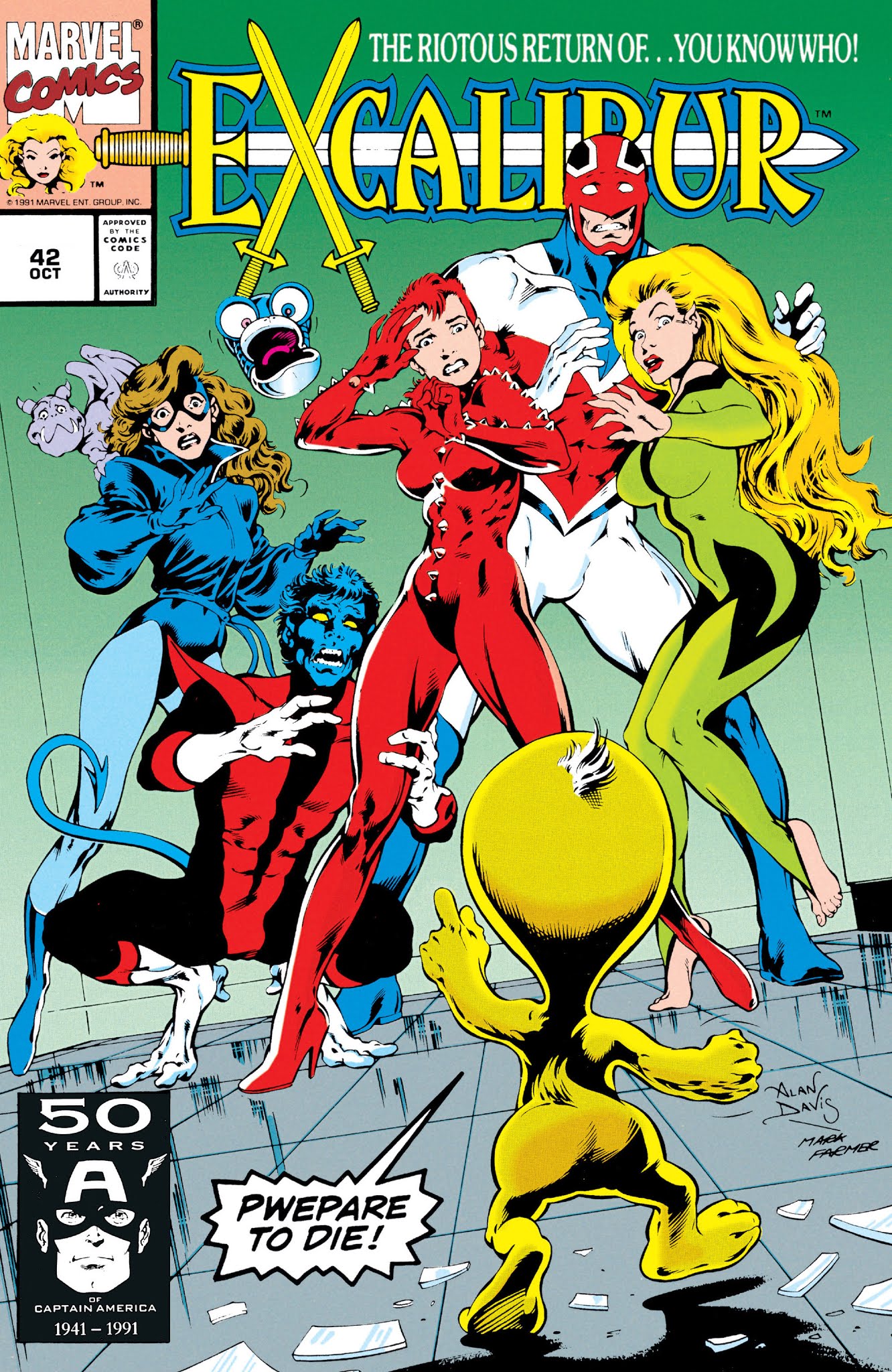 Read online Excalibur Visionaries: Alan Davis comic -  Issue # TPB 1 (Part 1) - 4