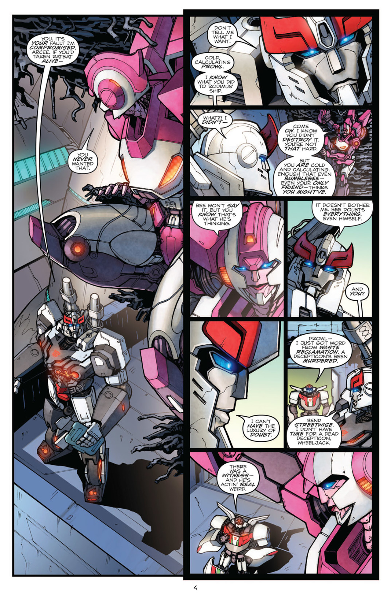 Read online Transformers: Robots In Disguise (2012) comic -  Issue #4 - 7