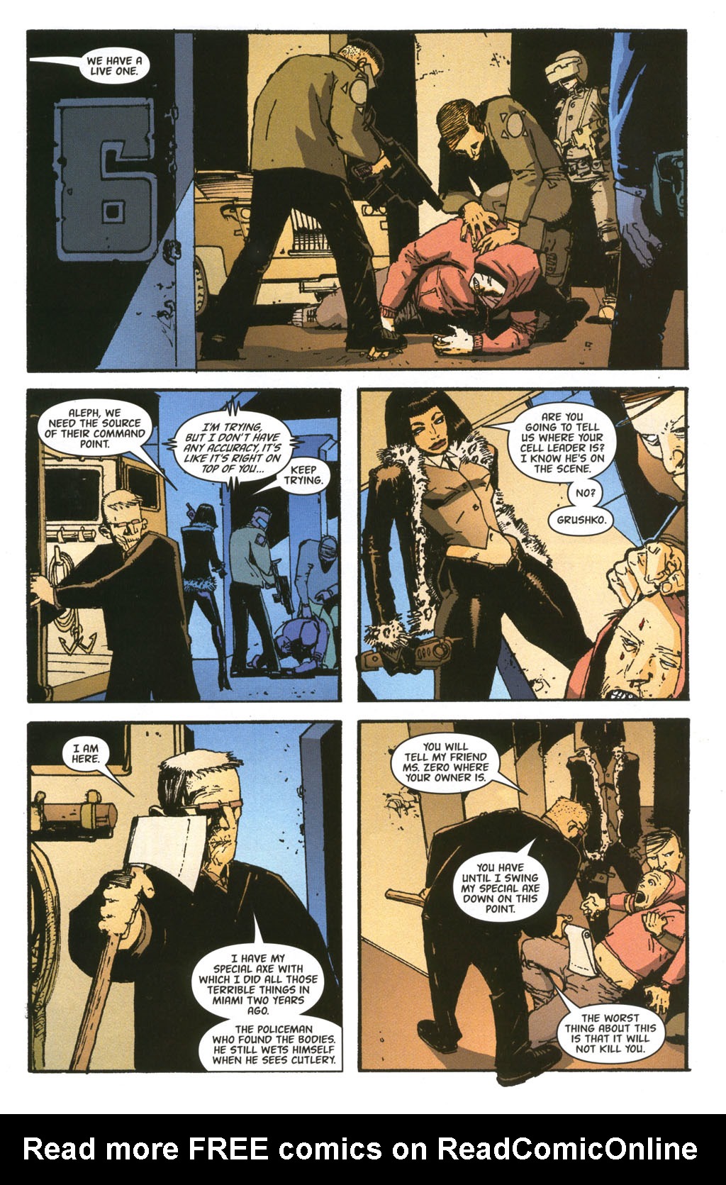 Read online Global Frequency comic -  Issue #7 - 11