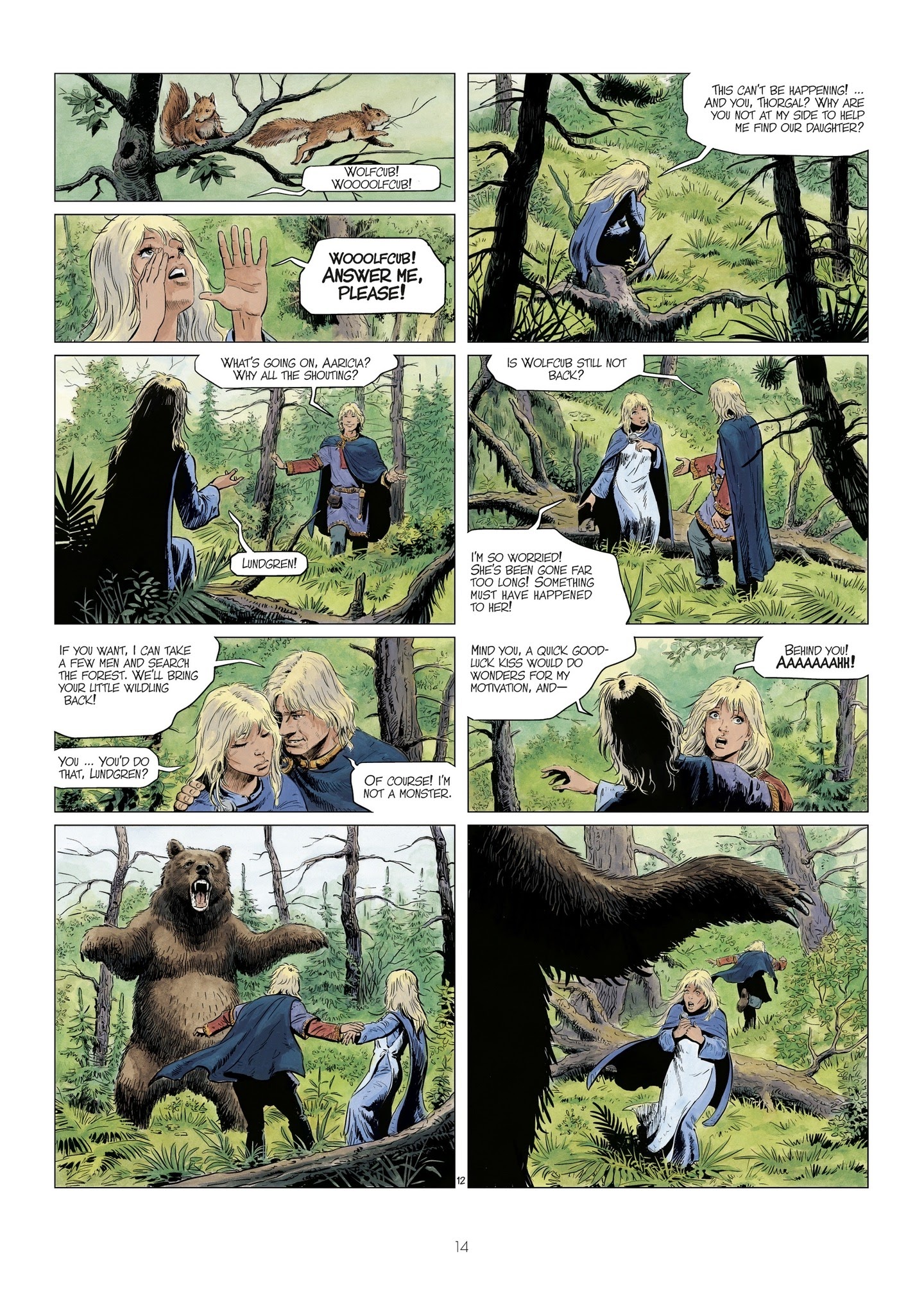 Read online The World of Thorgal: Wolfcub comic -  Issue #2 - 16