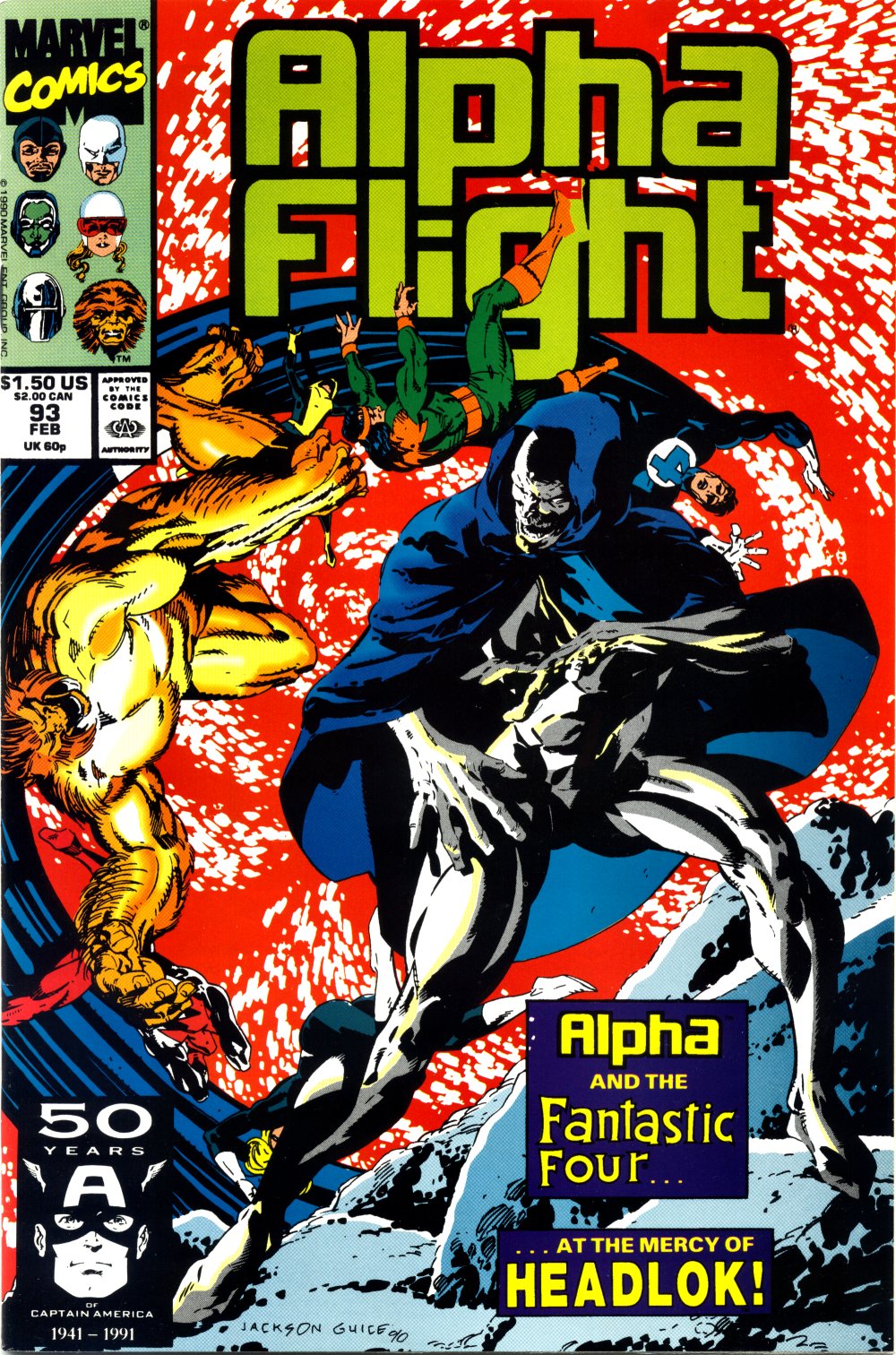 Read online Alpha Flight (1983) comic -  Issue #93 - 1