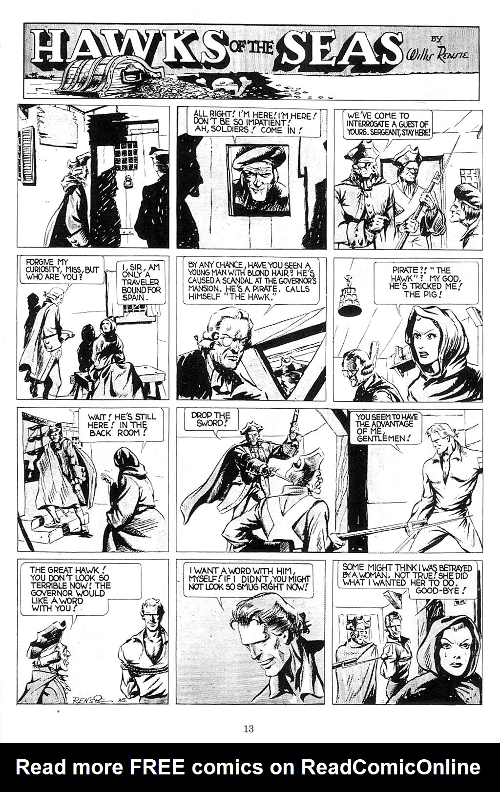 Read online Will Eisner's Hawks of the Seas comic -  Issue # TPB - 14