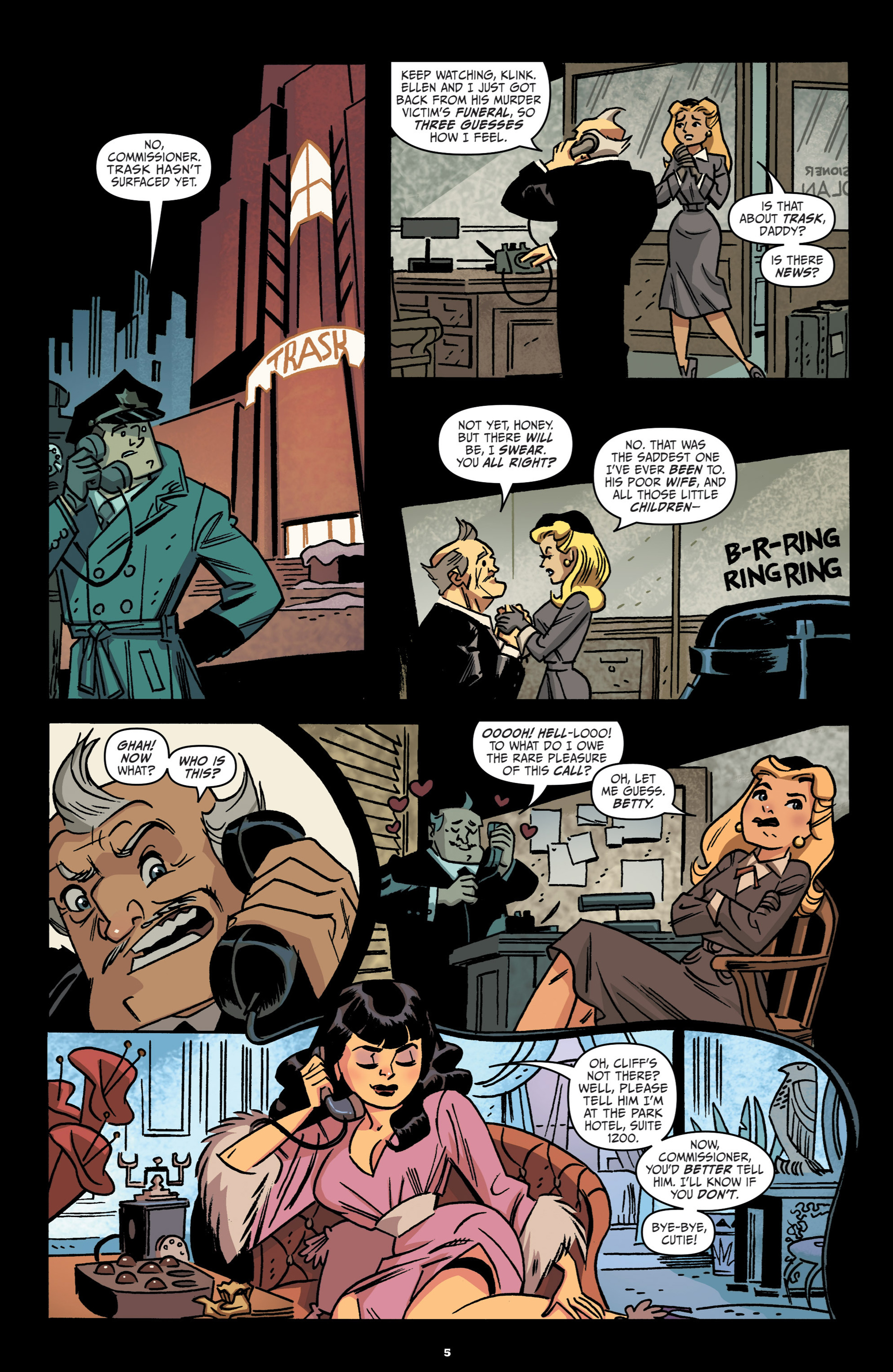 Read online The Rocketeer/The Spirit: Pulp Friction comic -  Issue #3 - 7