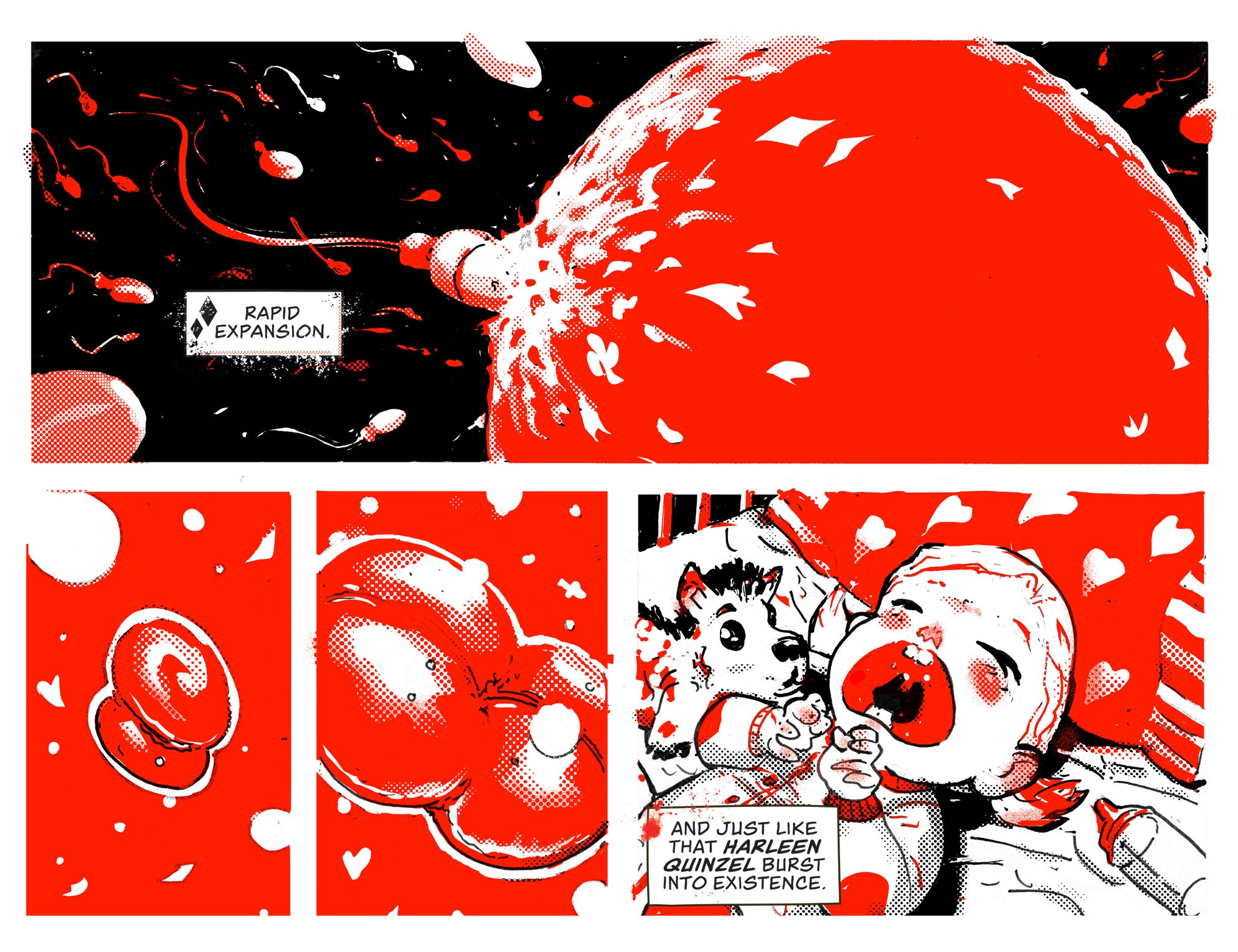 Read online Harley Quinn Black   White   Red comic -  Issue #5 - 6