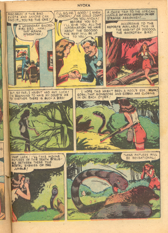 Read online Nyoka the Jungle Girl (1945) comic -  Issue #28 - 31
