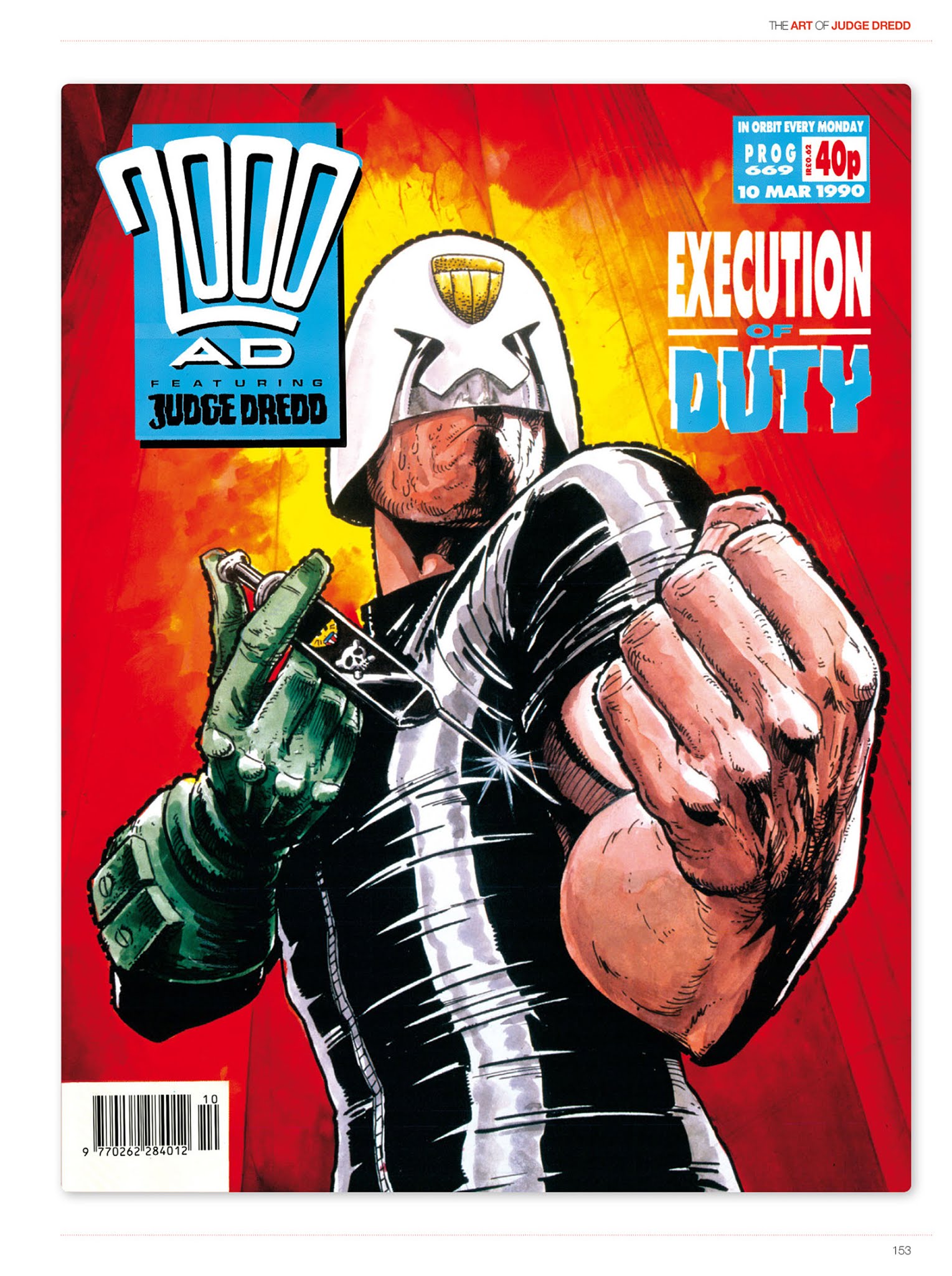 Read online The Art of Judge Dredd: Featuring 35 Years of Zarjaz Covers comic -  Issue # TPB (Part 2) - 62