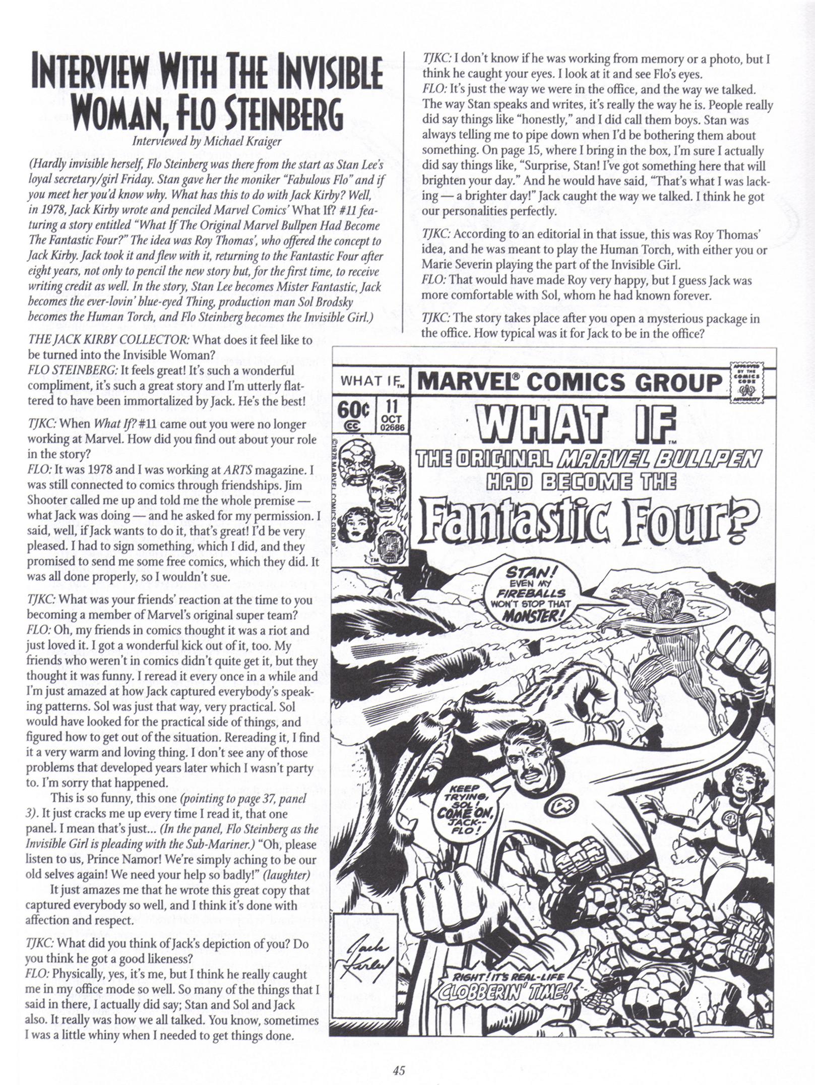 Read online The Jack Kirby Collector comic -  Issue #18 - 44