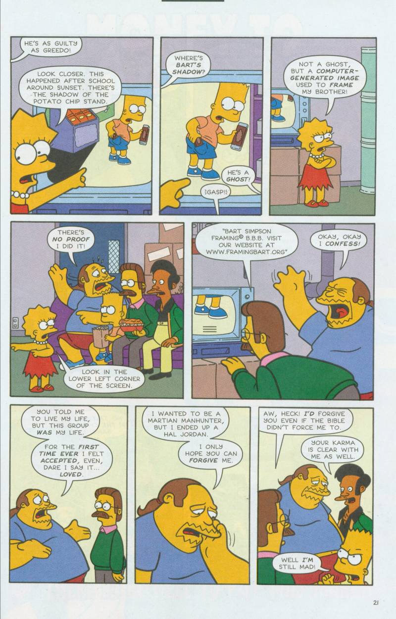 Read online Simpsons Comics comic -  Issue #68 - 22