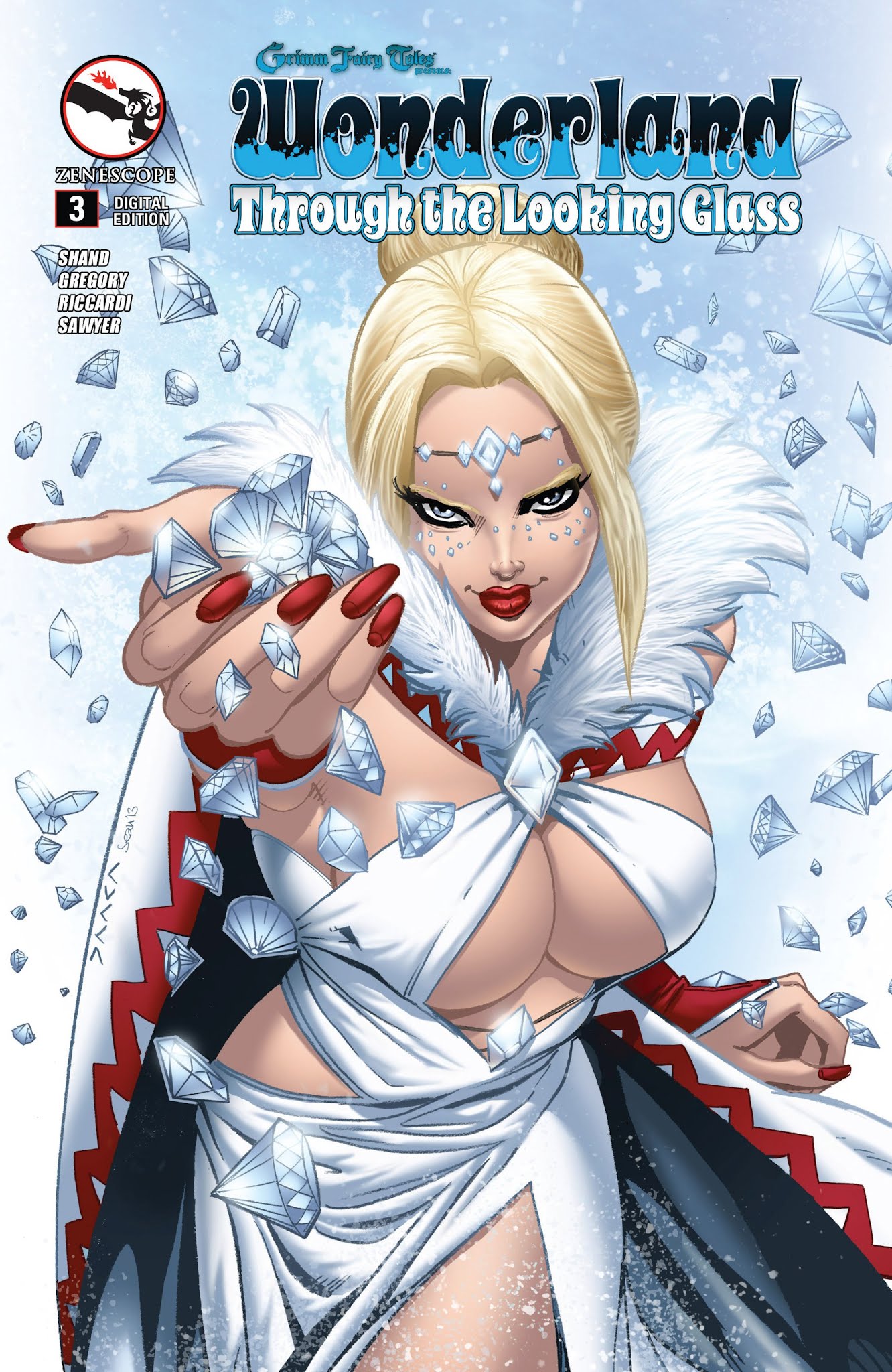 Read online Grimm Fairy Tales presents Wonderland: Through the Looking Glass comic -  Issue #3 - 1
