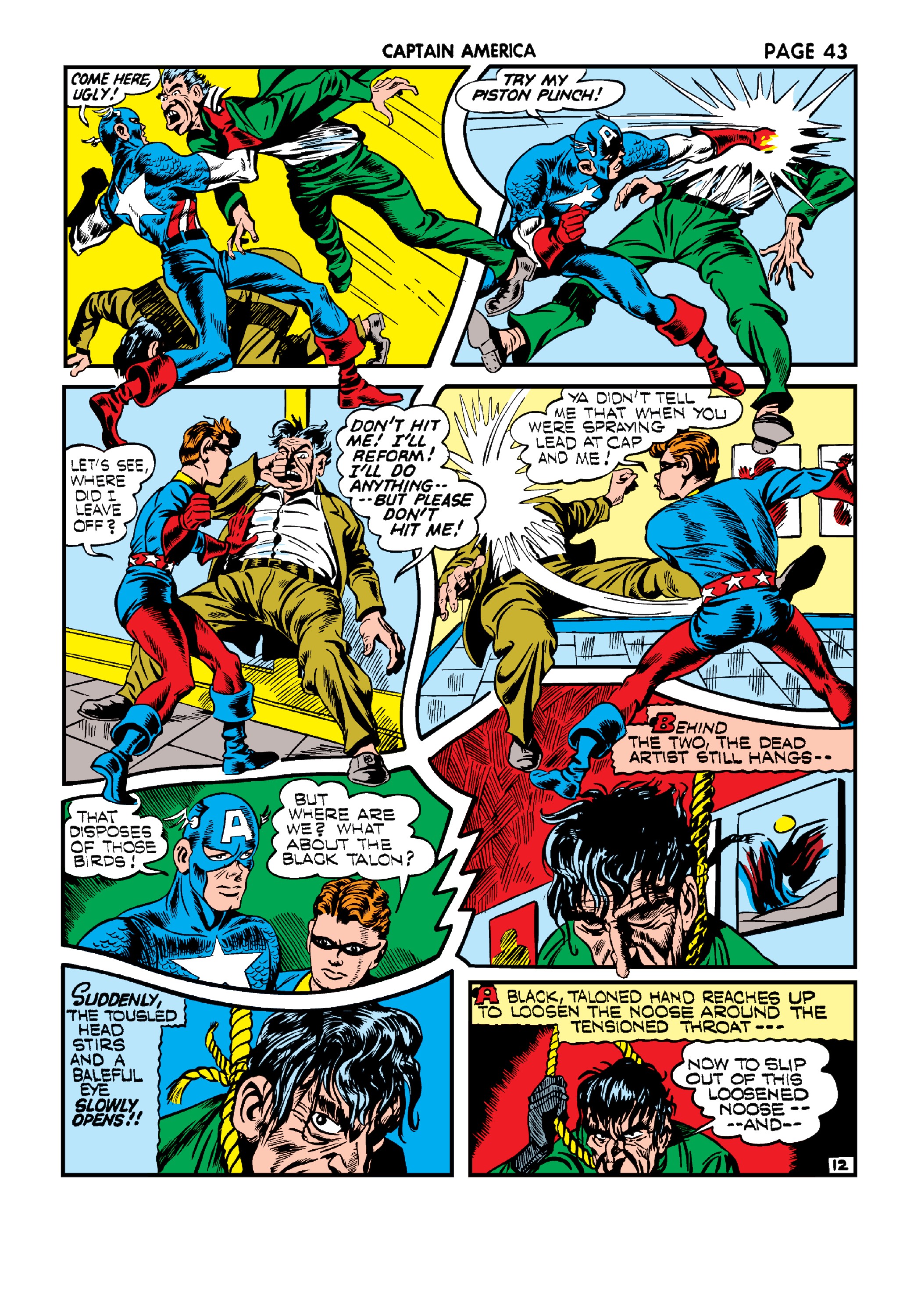 Read online Marvel Masterworks: Golden Age Captain America comic -  Issue # TPB 3 (Part 1) - 51
